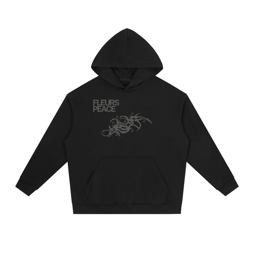 hoodie,black,oversized,heavy
