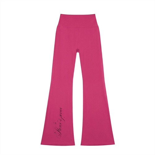 Bonica Hot Pink 2000's Legging Flares front