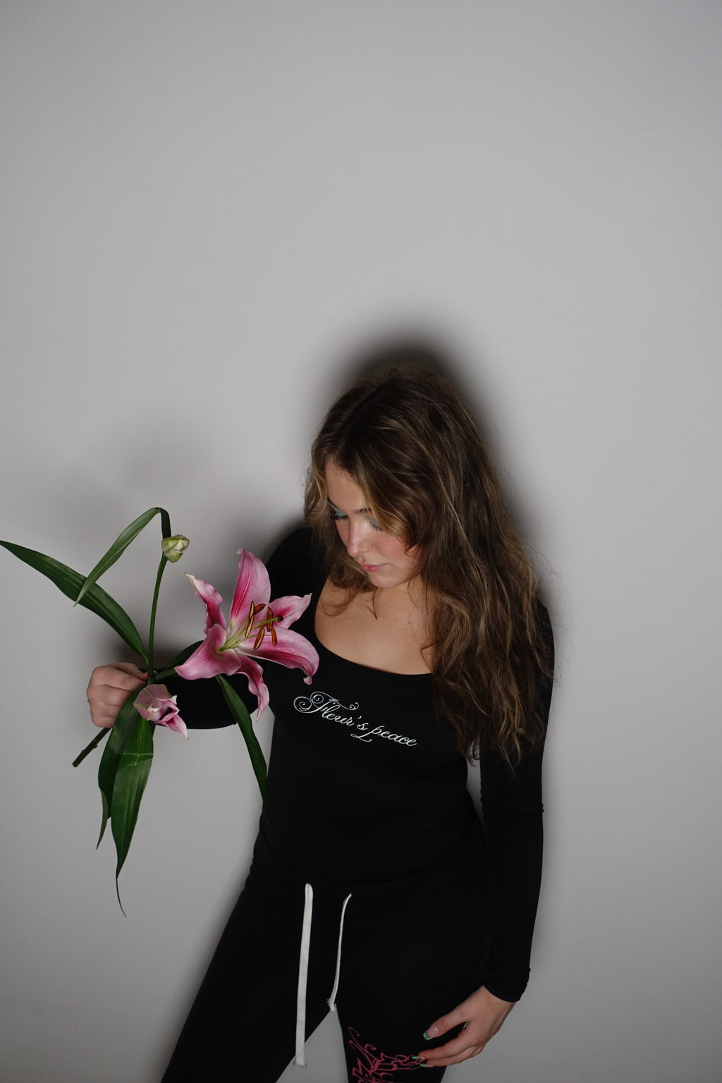 Fleur's Peace Iconic Slimming Bodysuit in black