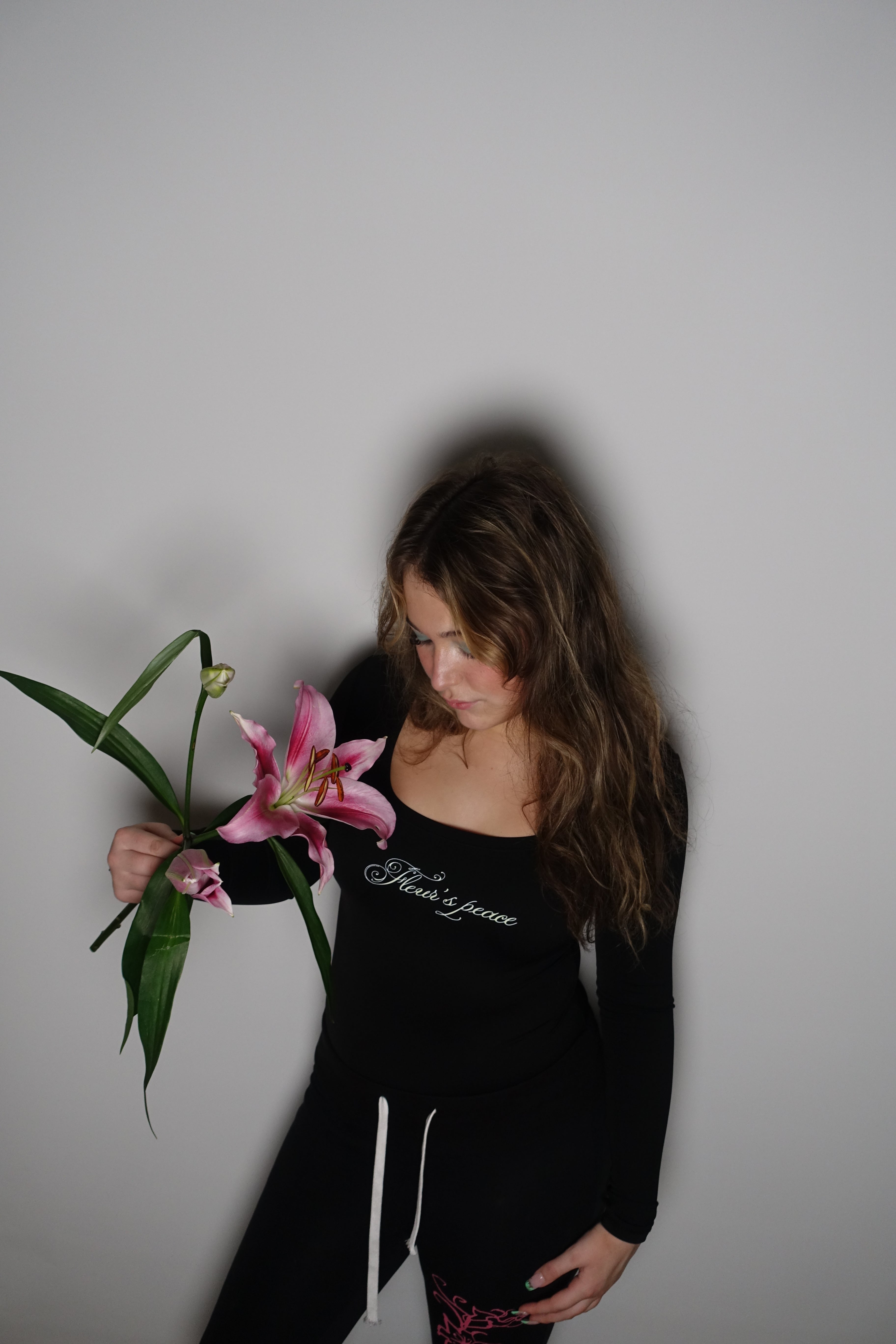 Fleur's Peace Iconic Slimming Bodysuit in black