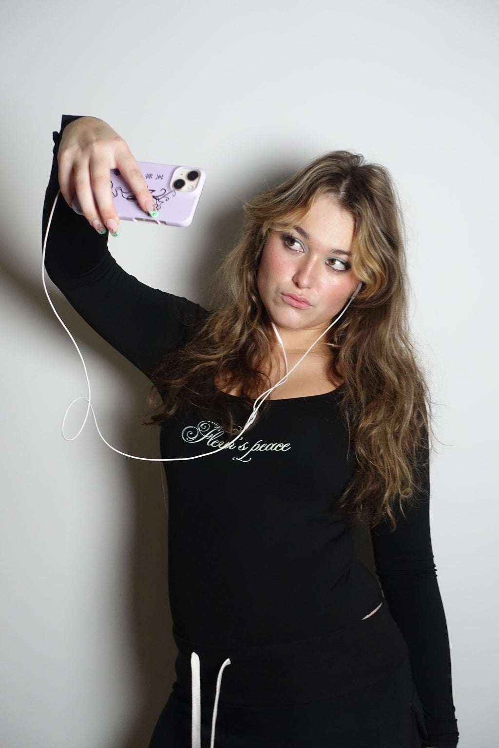 Fleur's Peace Iconic Slimming Bodysuit in black