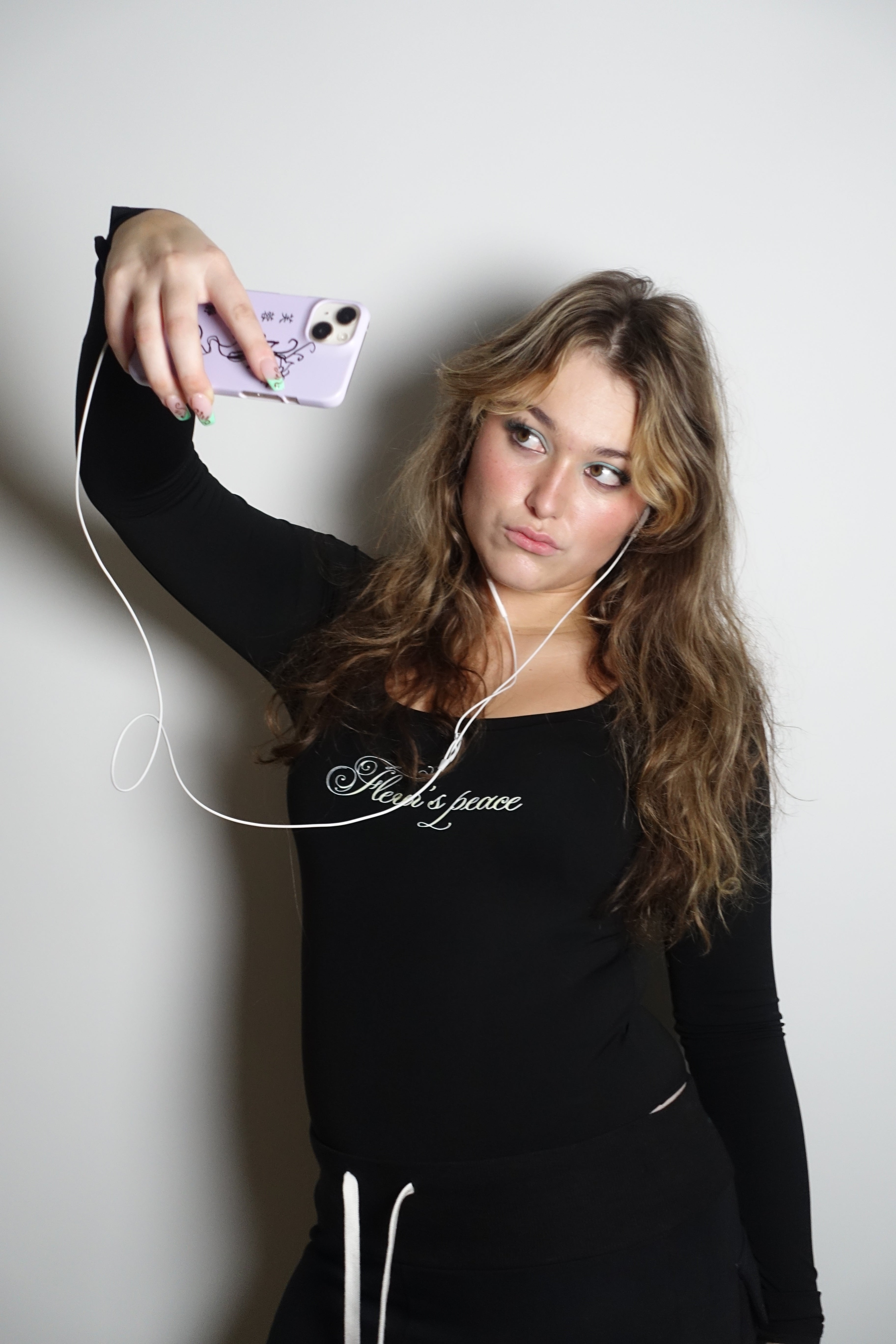 Fleur's Peace Iconic Slimming Bodysuit in black