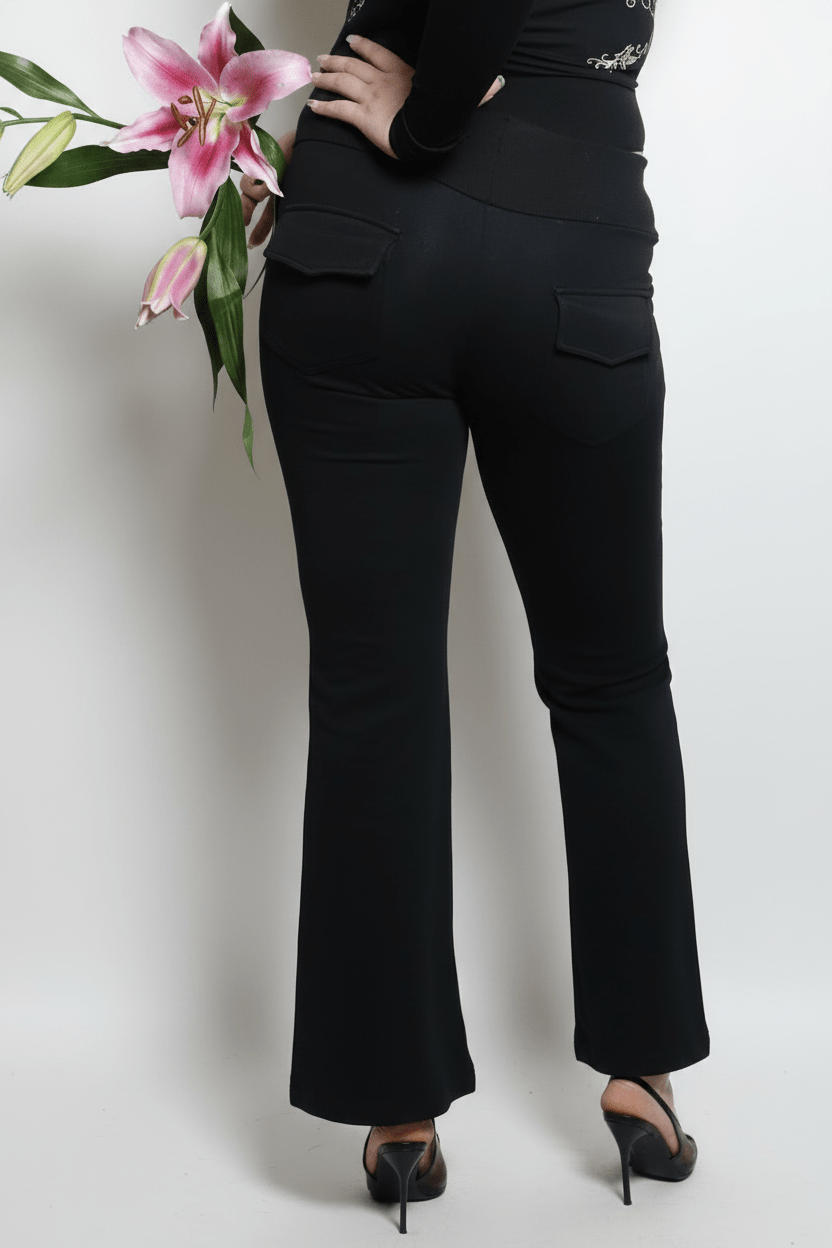 FOMO 2000's Low Rise Yoga Pants - Fleur's Peace