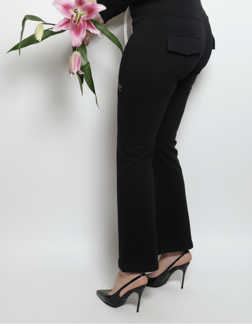 FOMO 2000's Low Rise Yoga Pants - Fleur's Peace