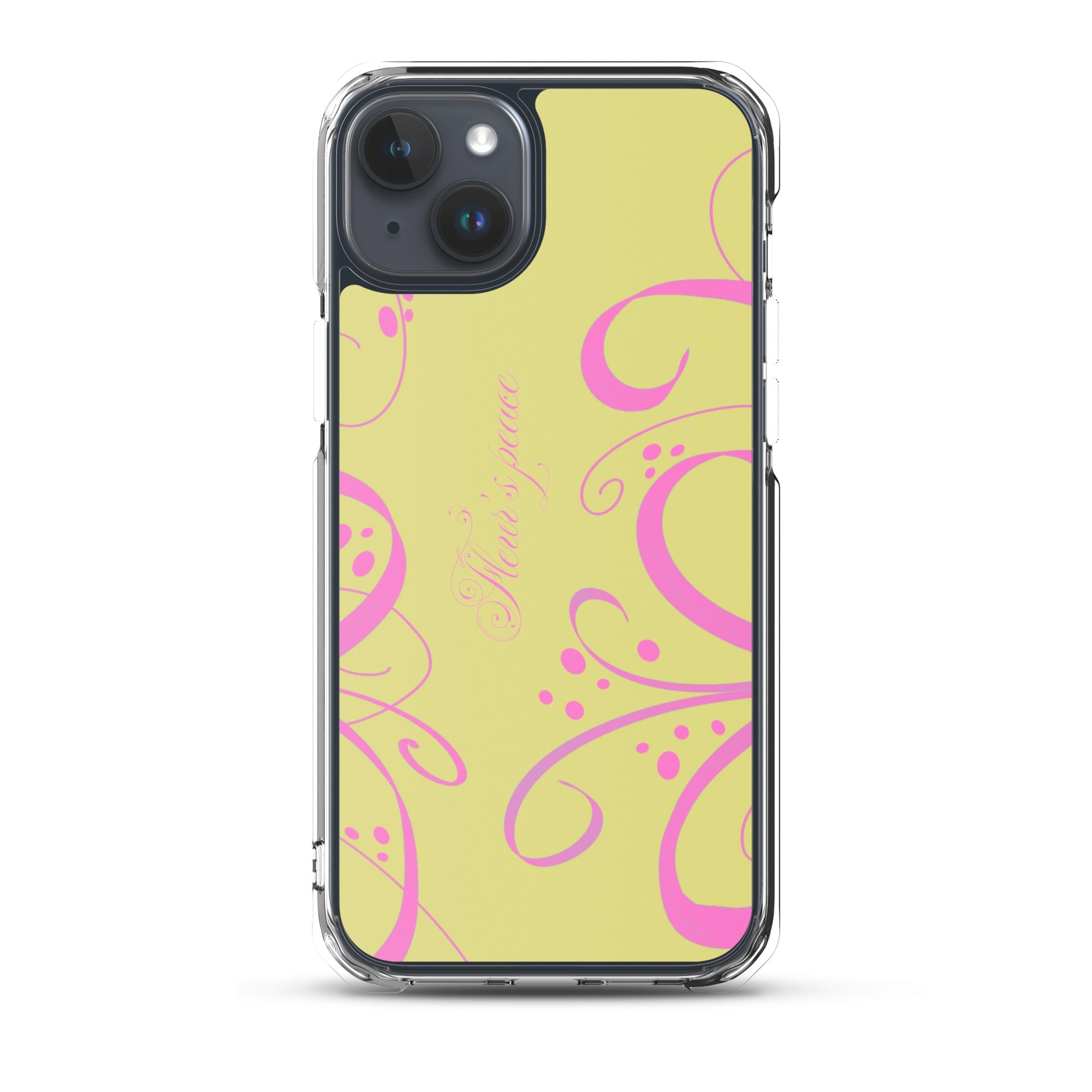 Protective Swirly Bloom iphone case - Fleur's Peace