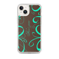 Protective Swirly Mint iphone case - Fleur's Peace