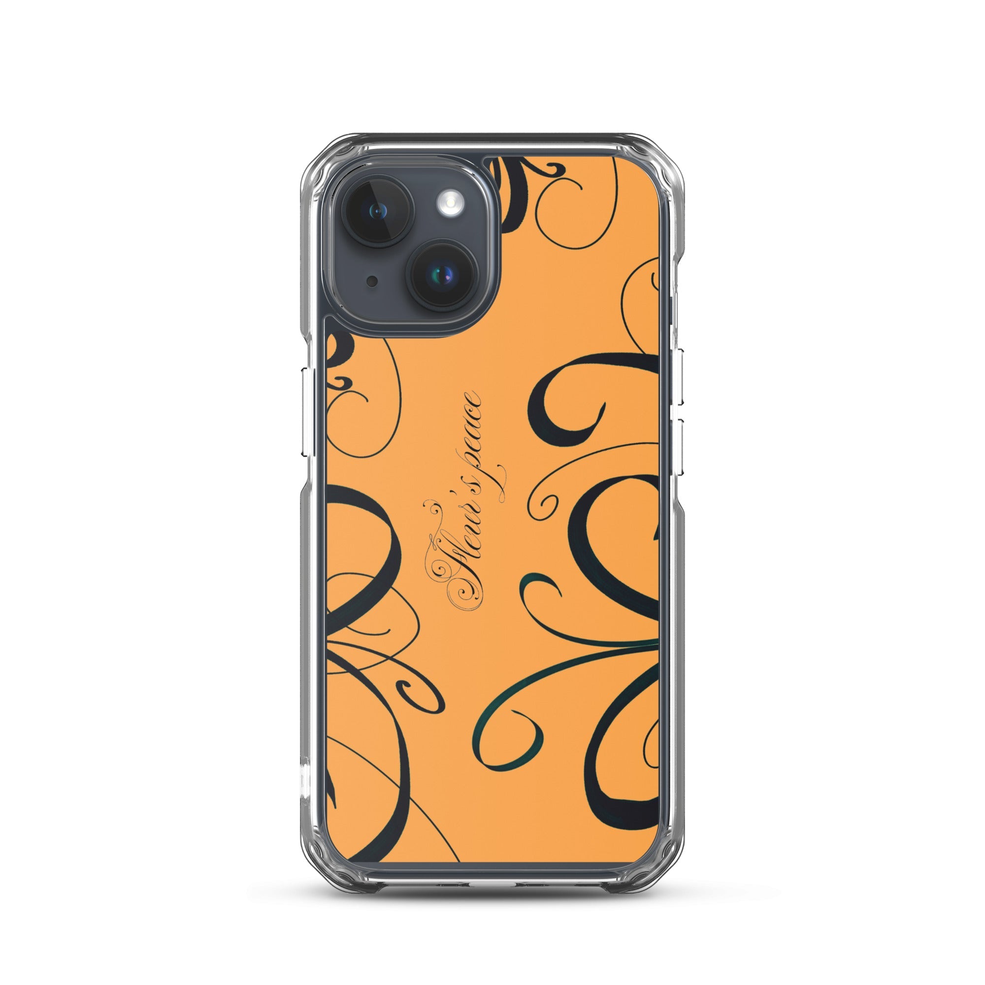 Protective Swirly Tiger Lily iphone case - Fleur's Peace