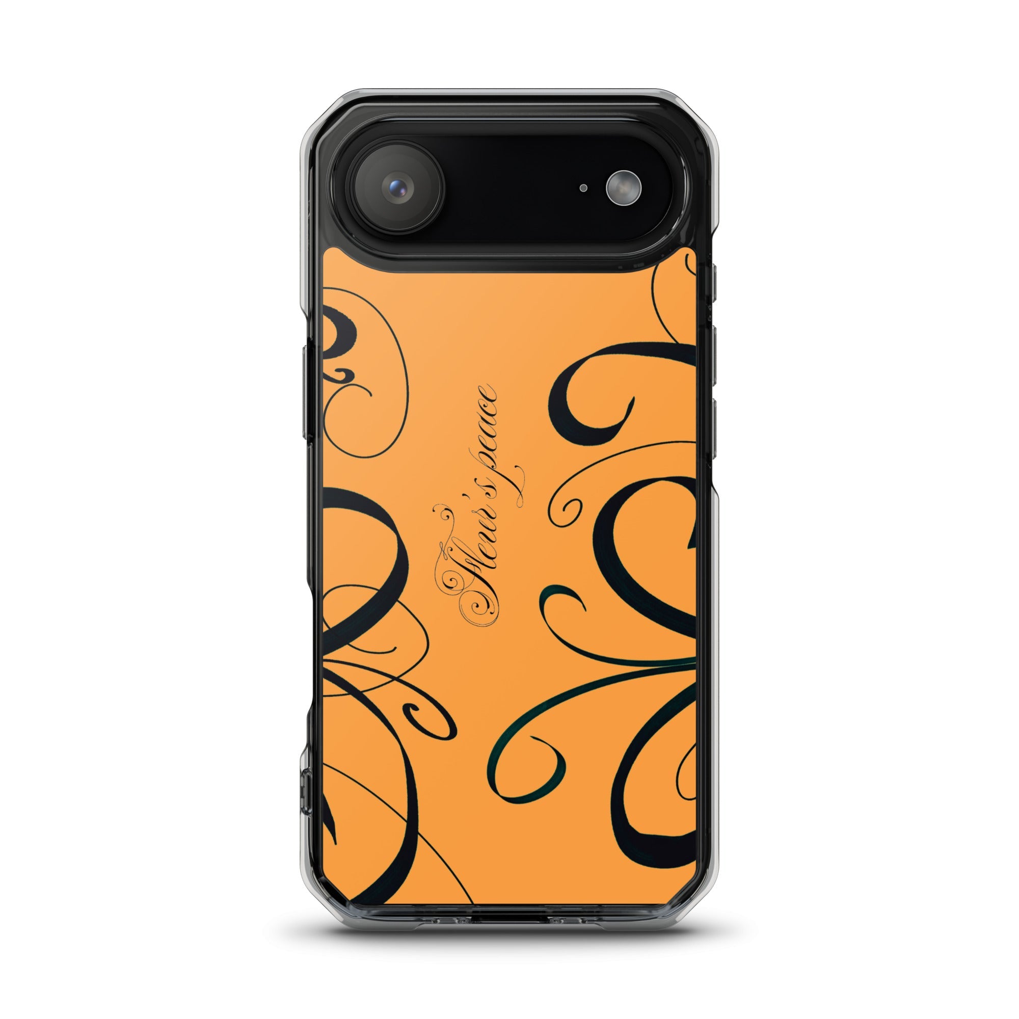 Protective Swirly Tiger Lily iphone case - Fleur's Peace