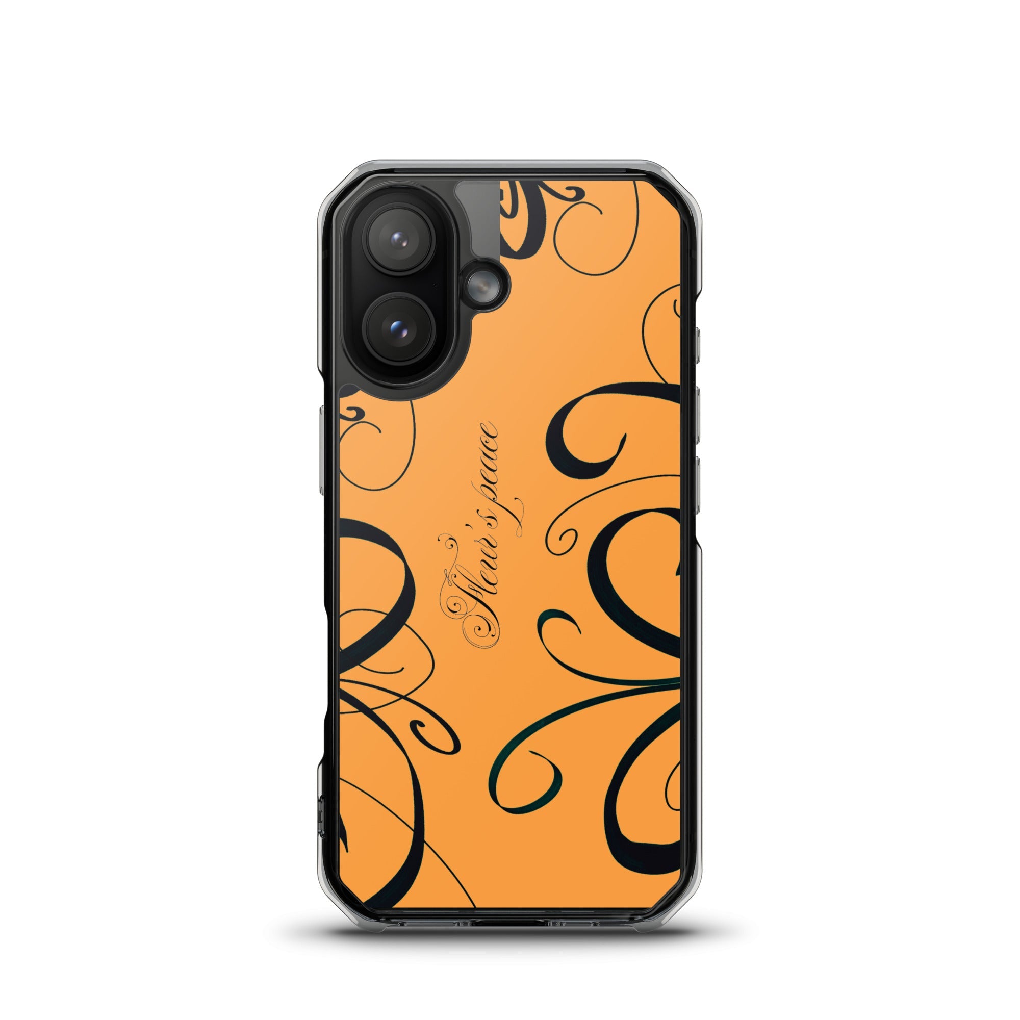 Protective Swirly Tiger Lily iphone case - Fleur's Peace