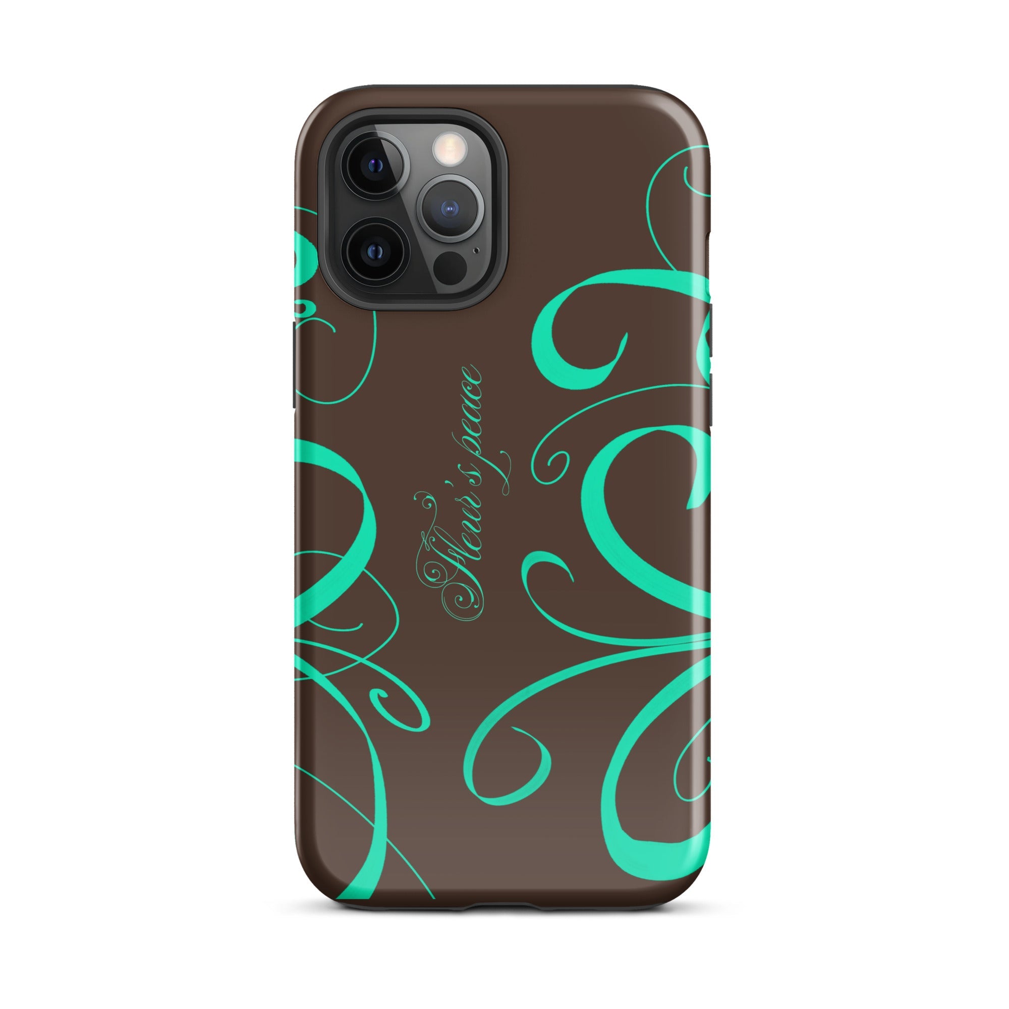 Swirly Native Mint iphone case - Fleur's Peace