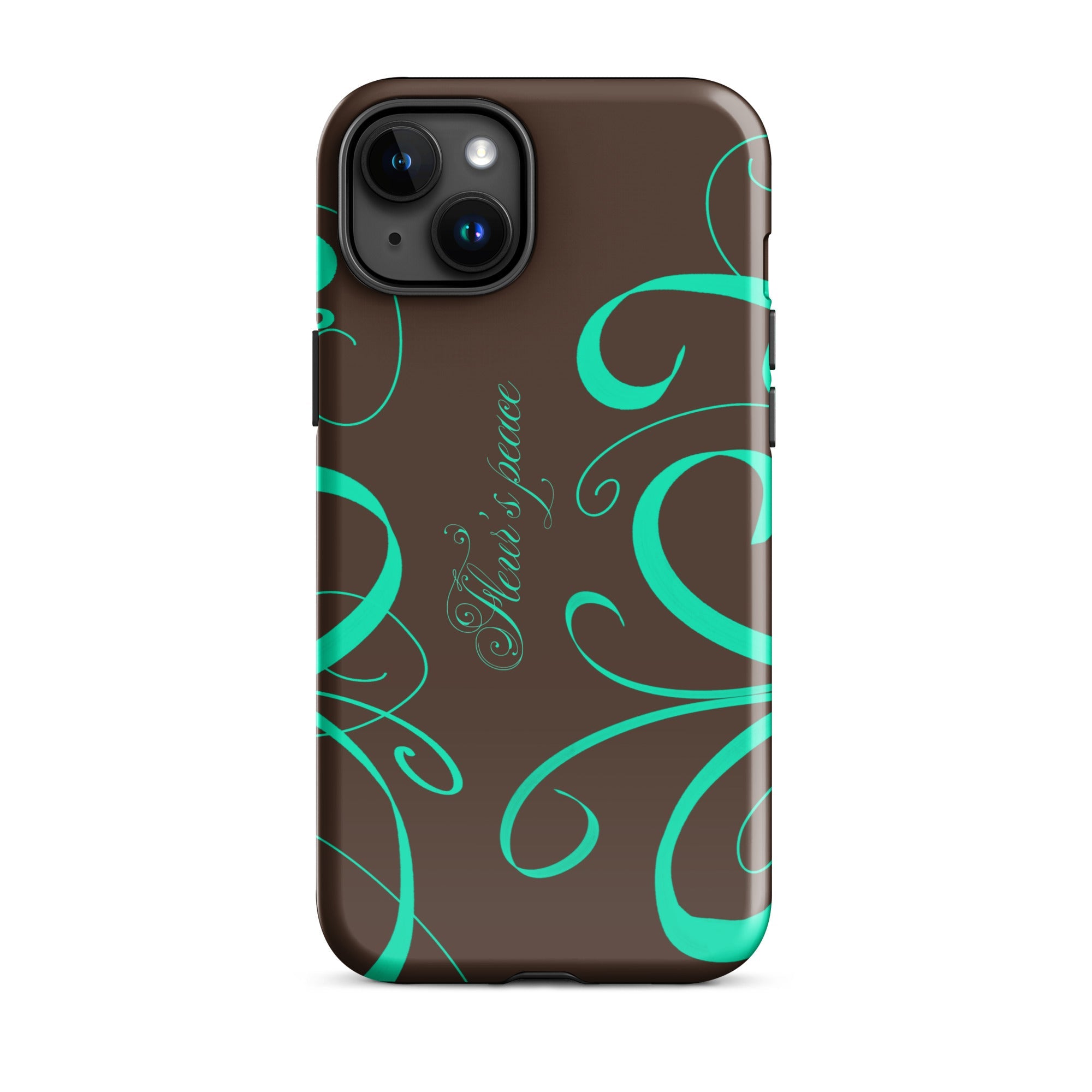 Swirly Native Mint iphone case - Fleur's Peace