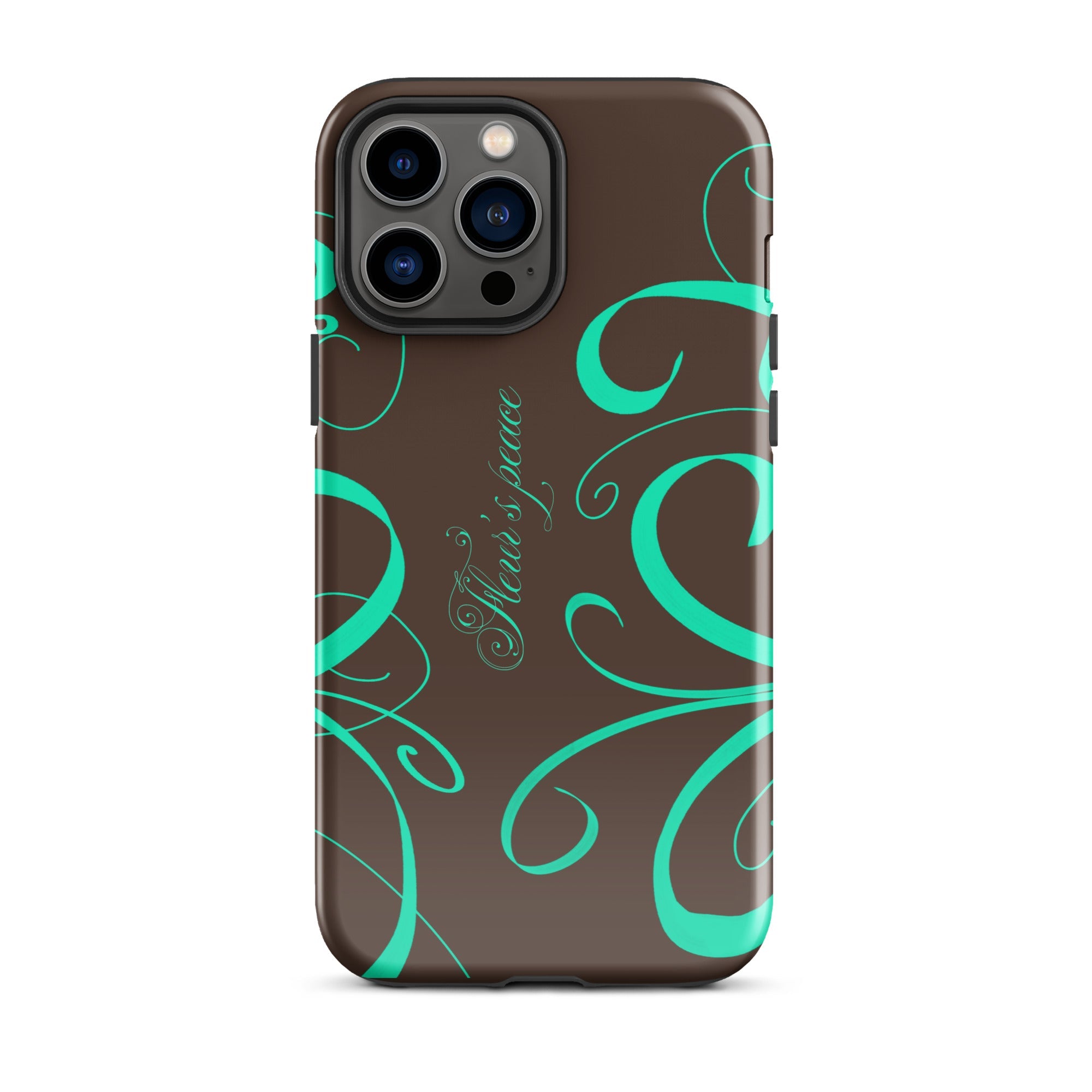 Swirly Native Mint iphone case - Fleur's Peace