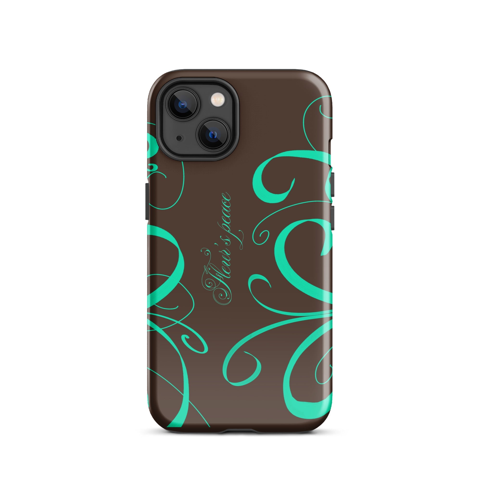 Swirly Native Mint iphone case - Fleur's Peace