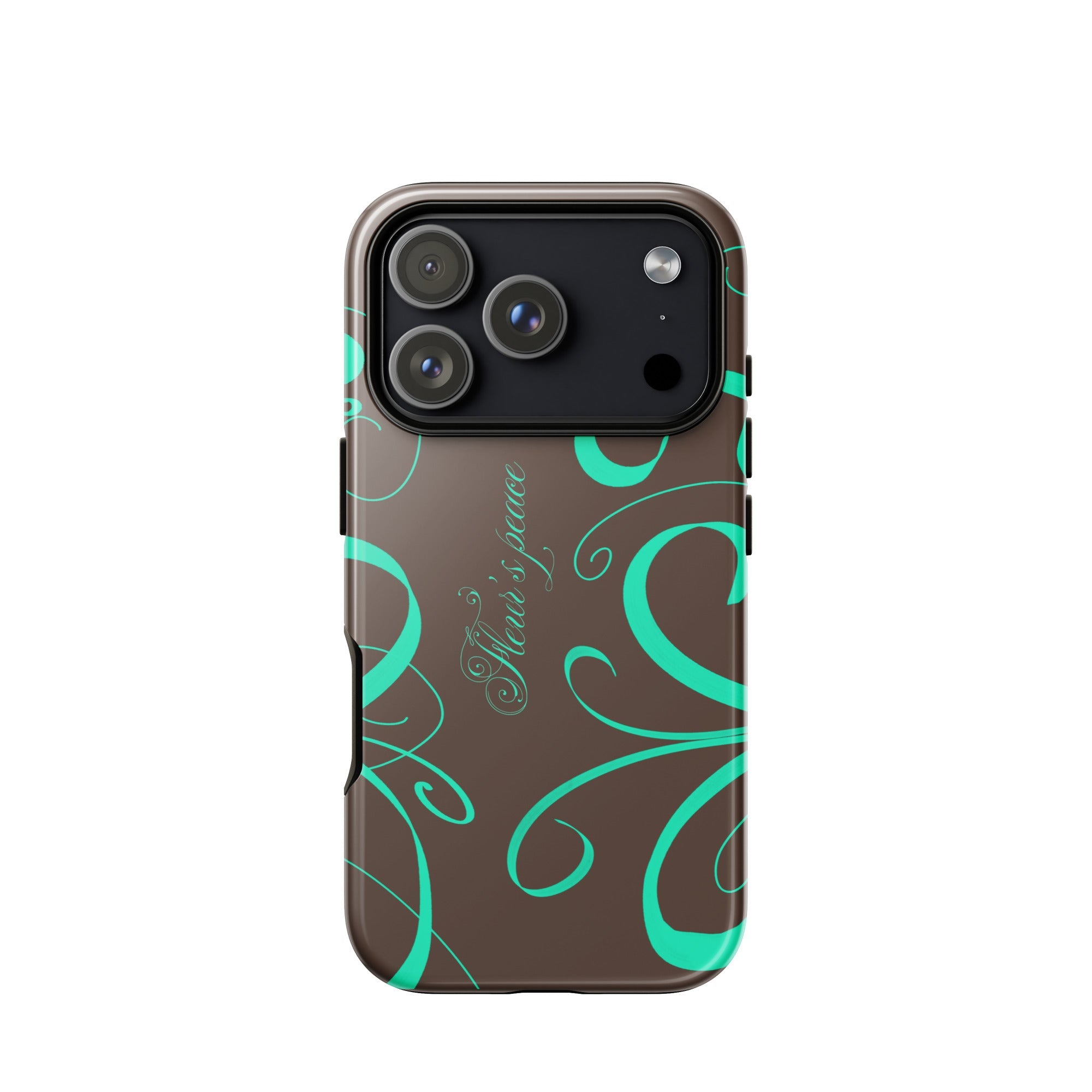 Swirly Native Mint iphone case - Fleur's Peace