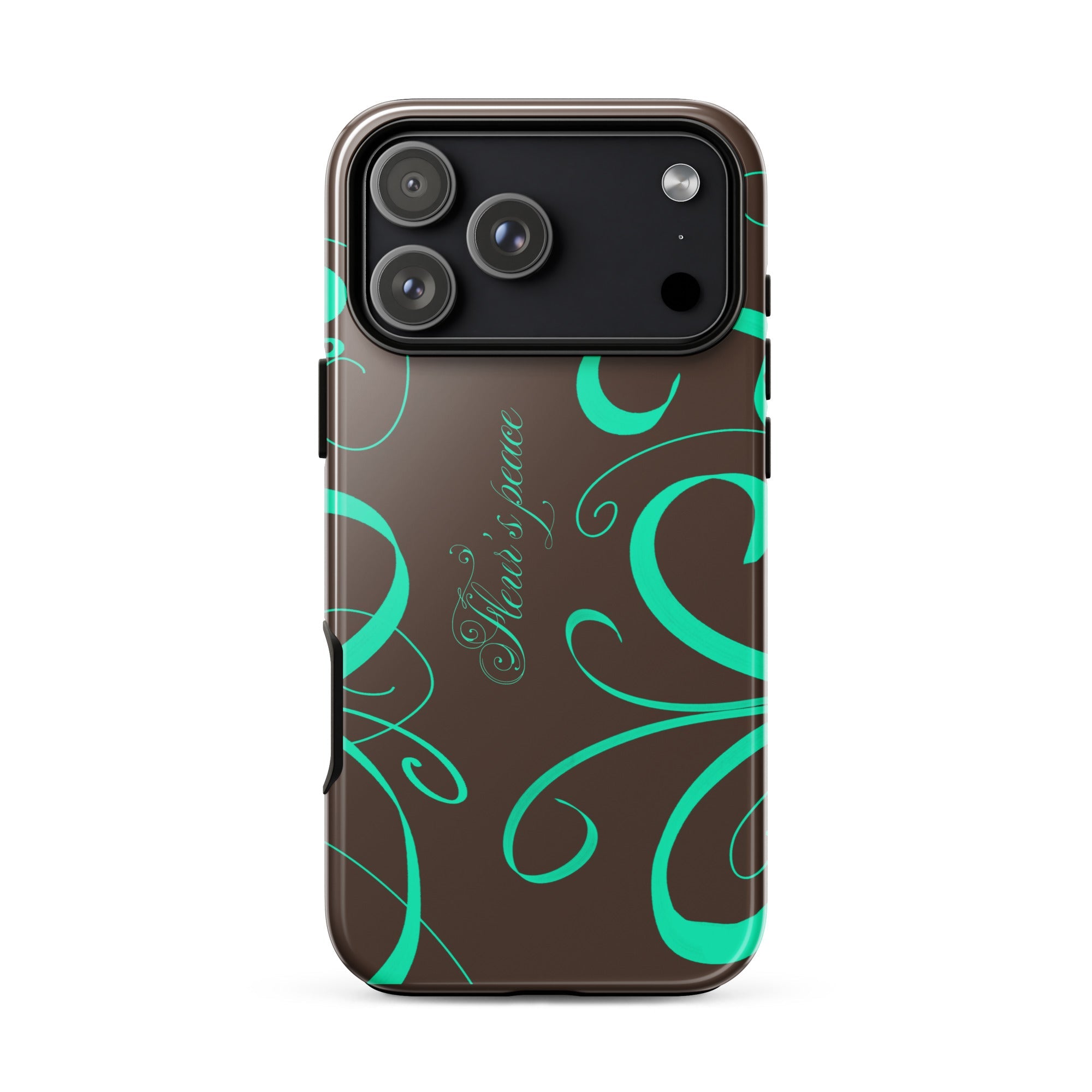 Swirly Native Mint iphone case - Fleur's Peace