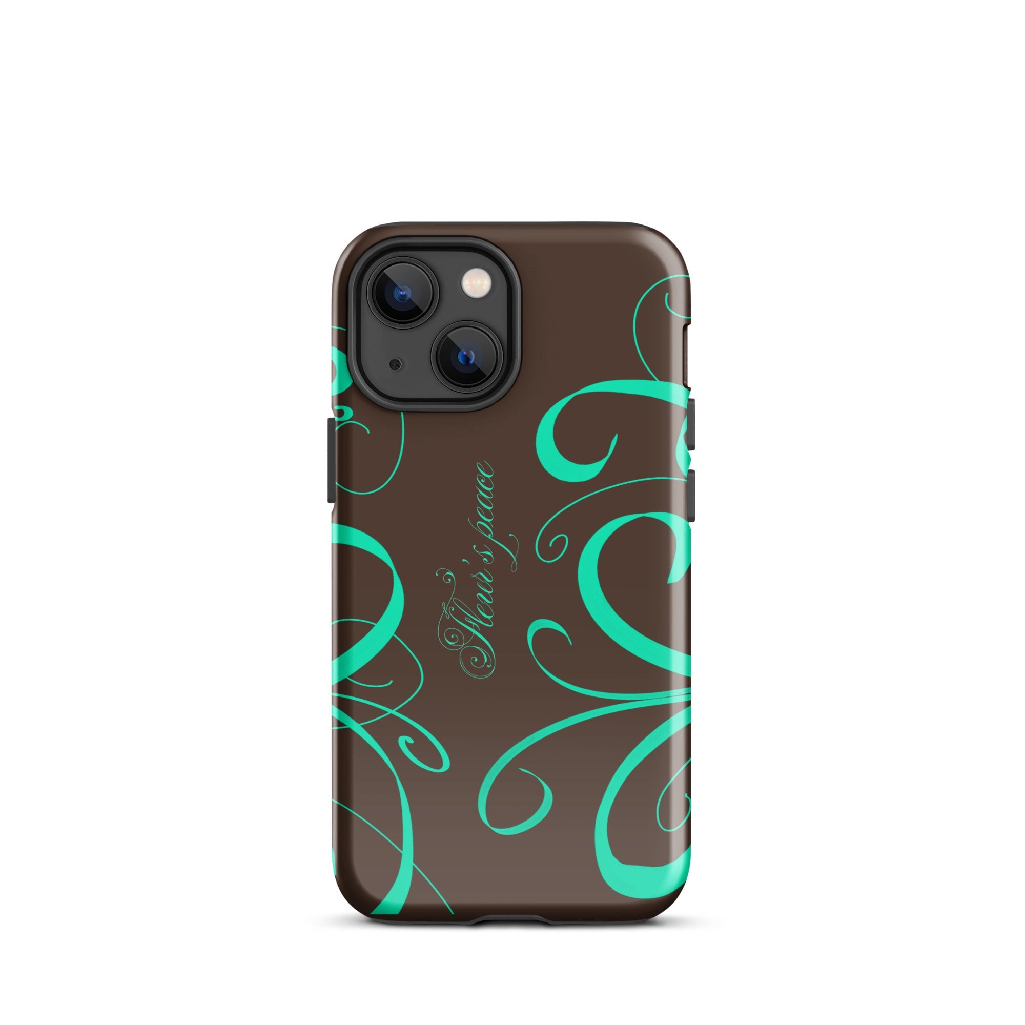 Swirly Native Mint iphone case - Fleur's Peace