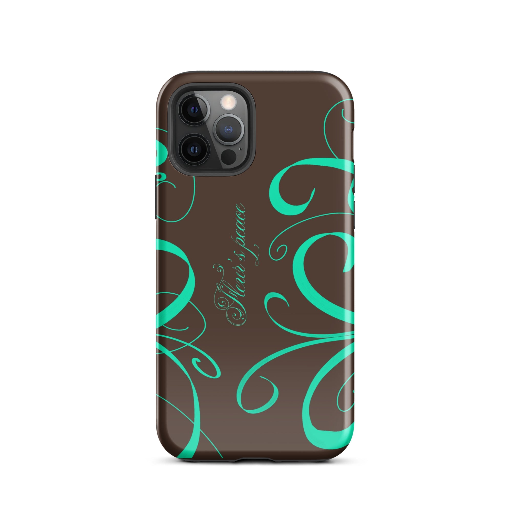Swirly Native Mint iphone case - Fleur's Peace