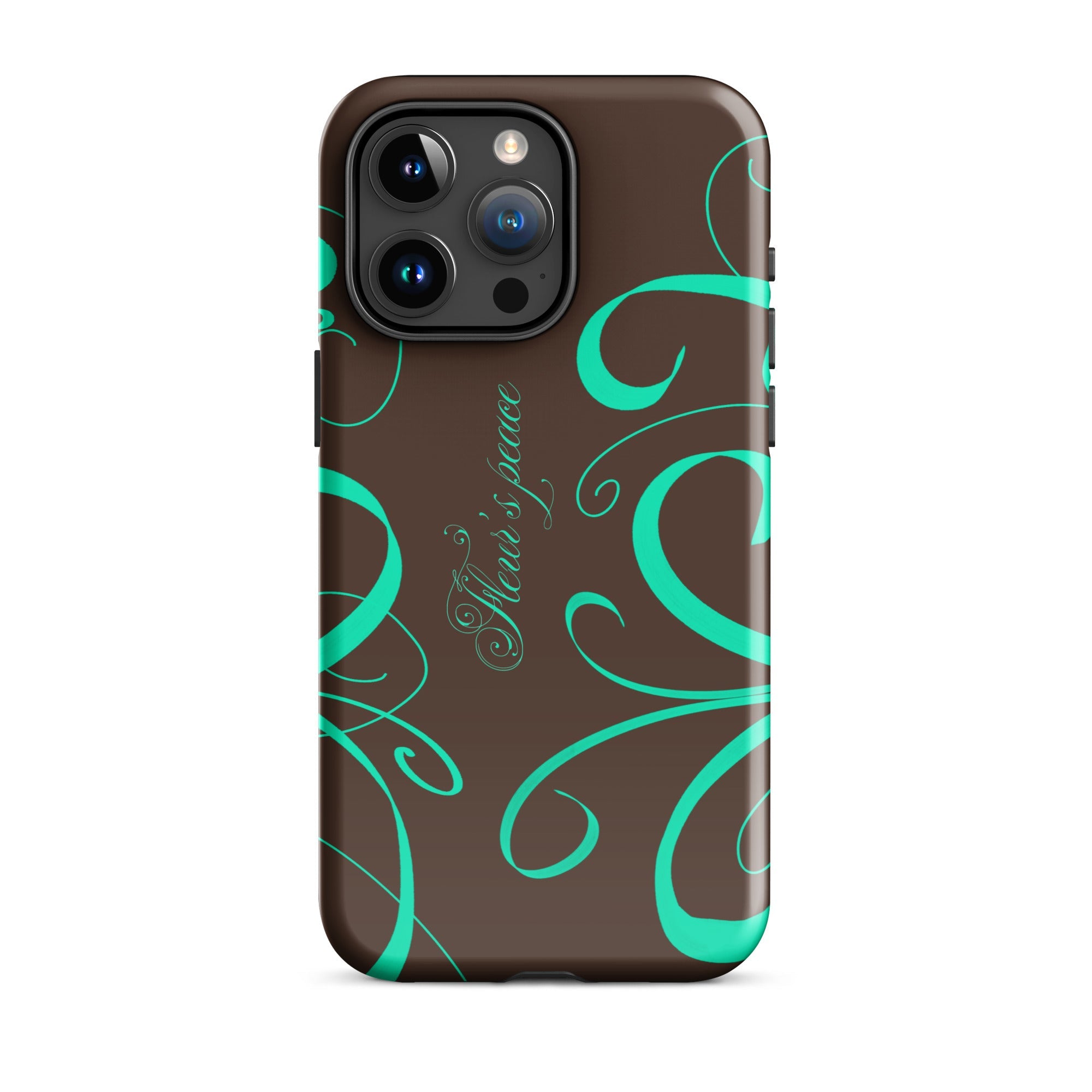 Swirly Native Mint iphone case - Fleur's Peace