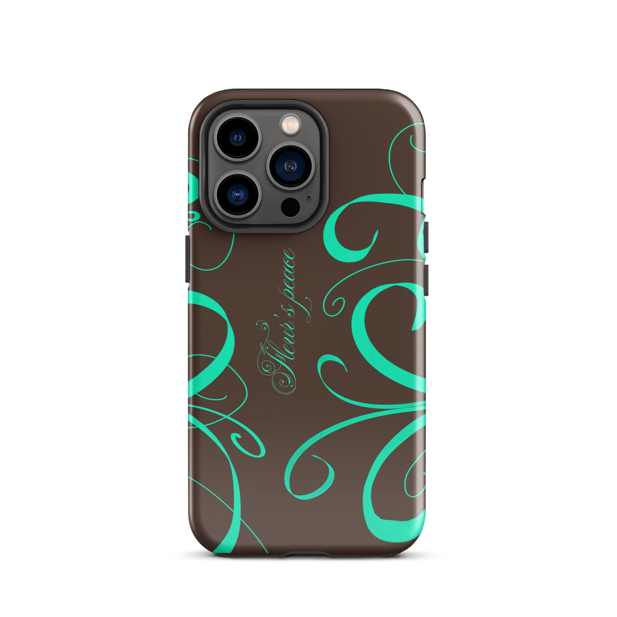 Swirly Native Mint iphone case - Fleur's Peace