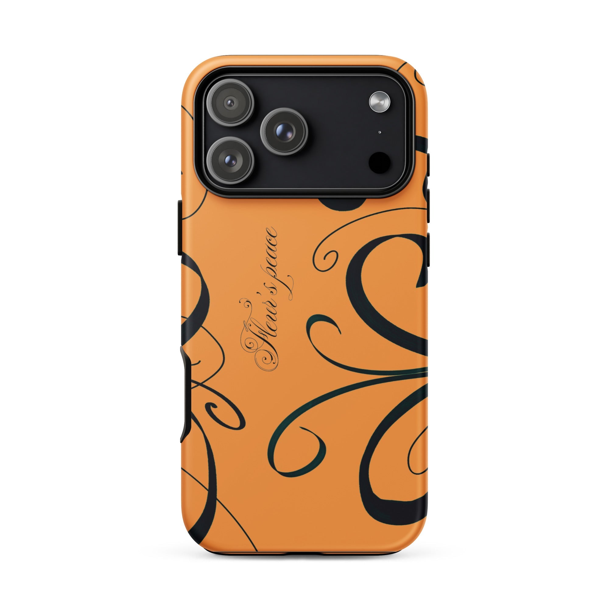 Swirly Tiger Lily iphone case - Fleur's Peace