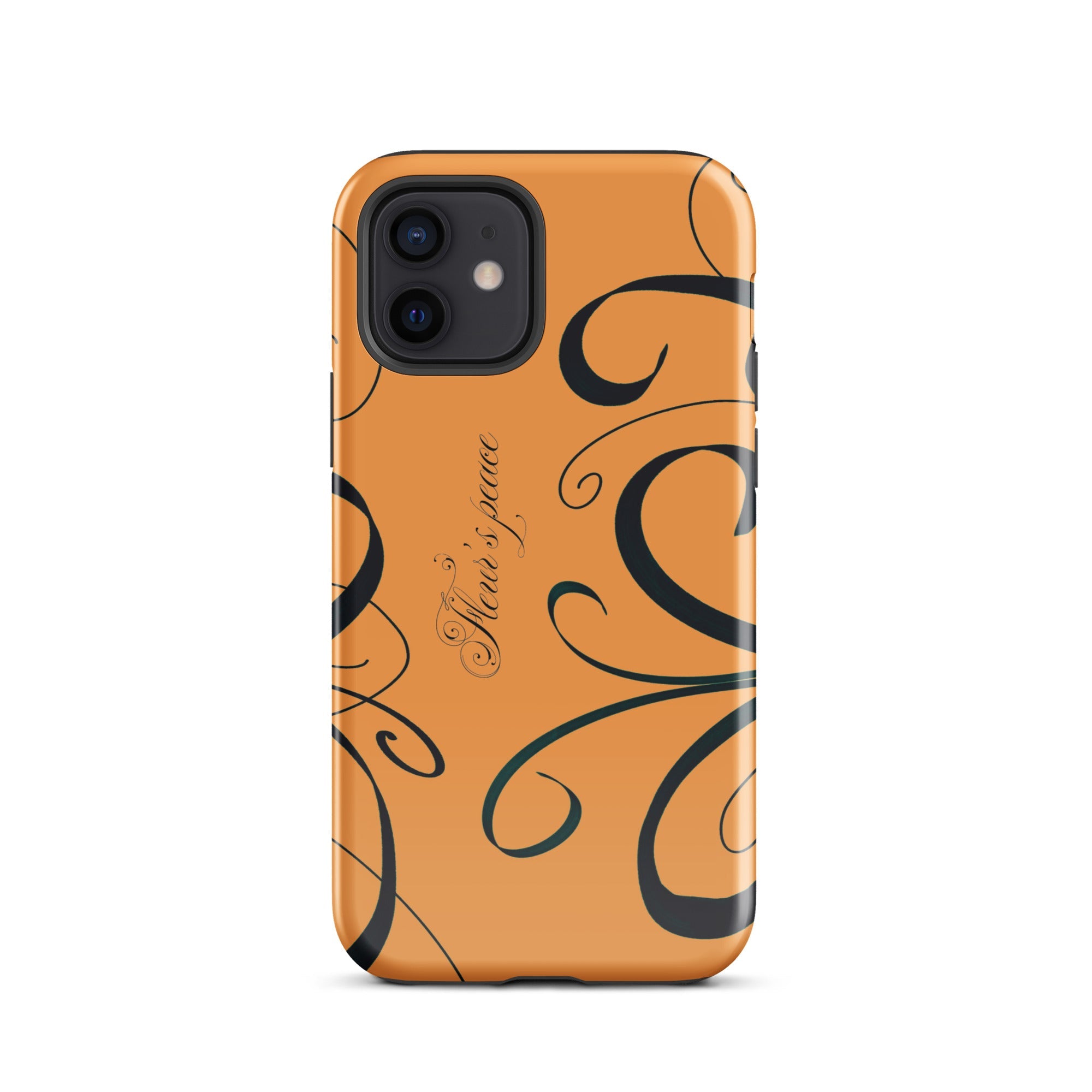 Swirly Tiger Lily iphone case - Fleur's Peace