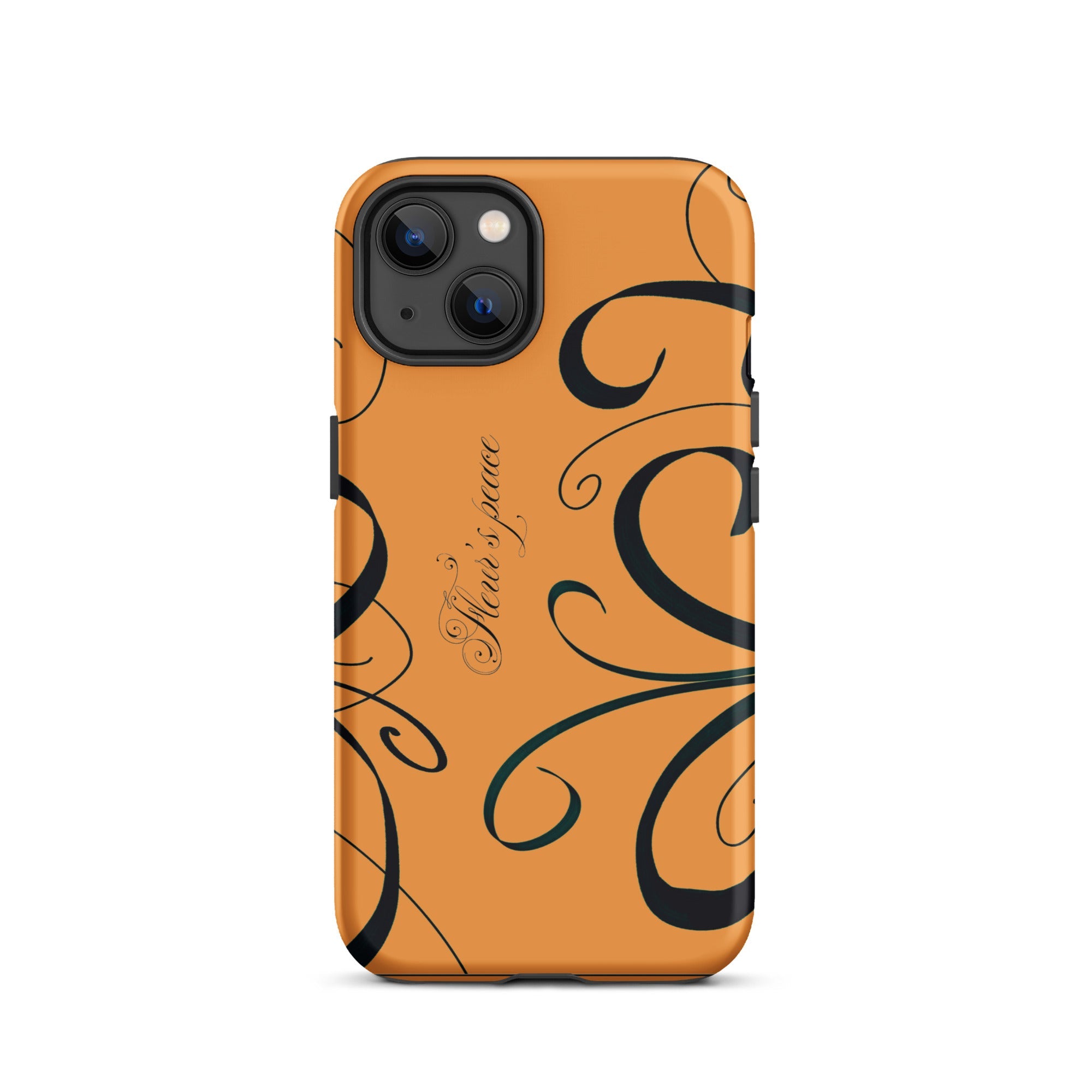 Swirly Tiger Lily iphone case - Fleur's Peace