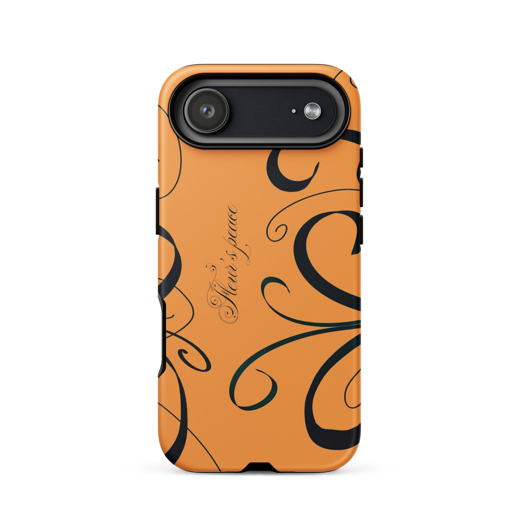 Swirly Tiger Lily iphone case - Fleur's Peace