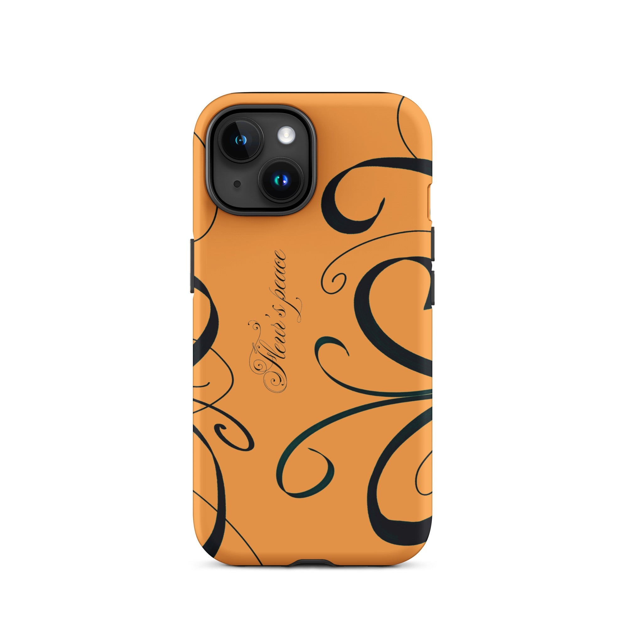Swirly Tiger Lily iphone case - Fleur's Peace
