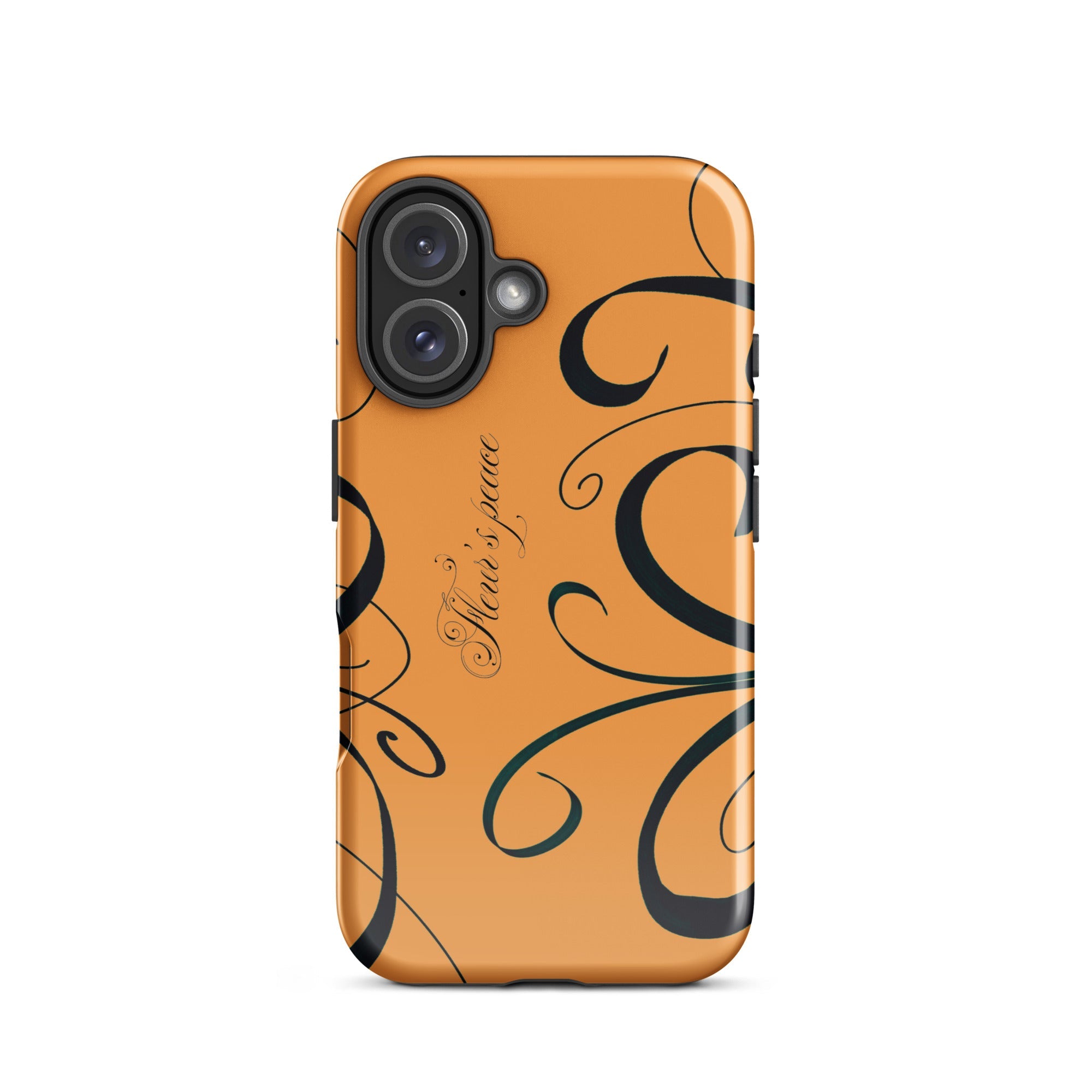 Swirly Tiger Lily iphone case - Fleur's Peace