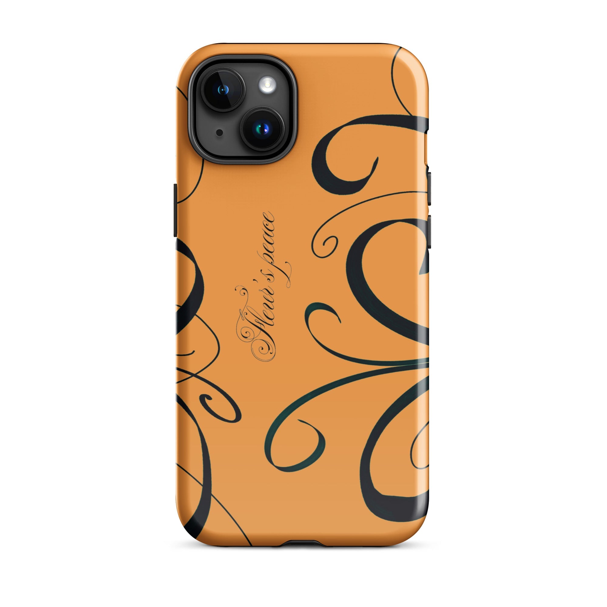 Swirly Tiger Lily iphone case - Fleur's Peace