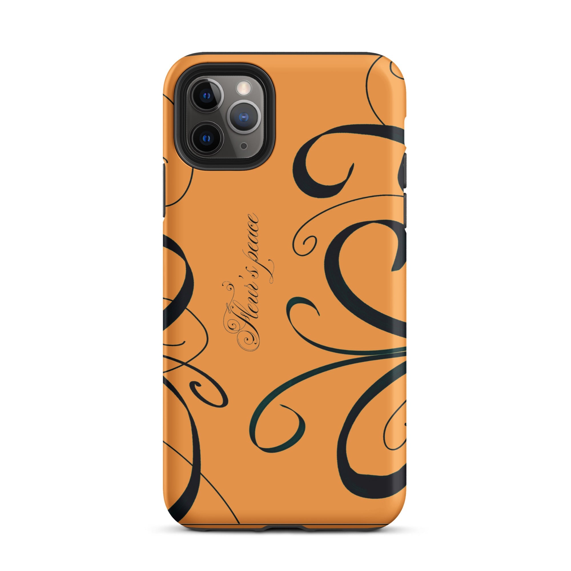 Swirly Tiger Lily iphone case - Fleur's Peace