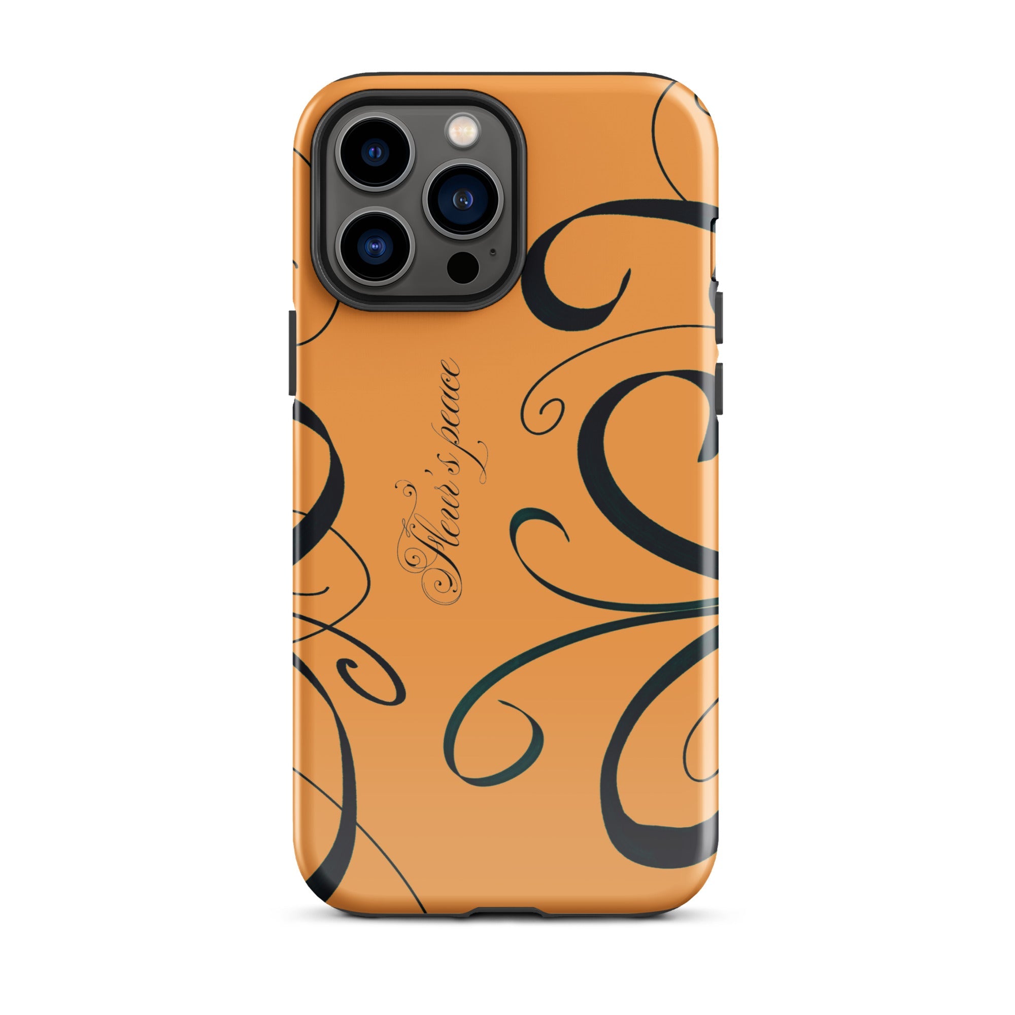 Swirly Tiger Lily iphone case - Fleur's Peace