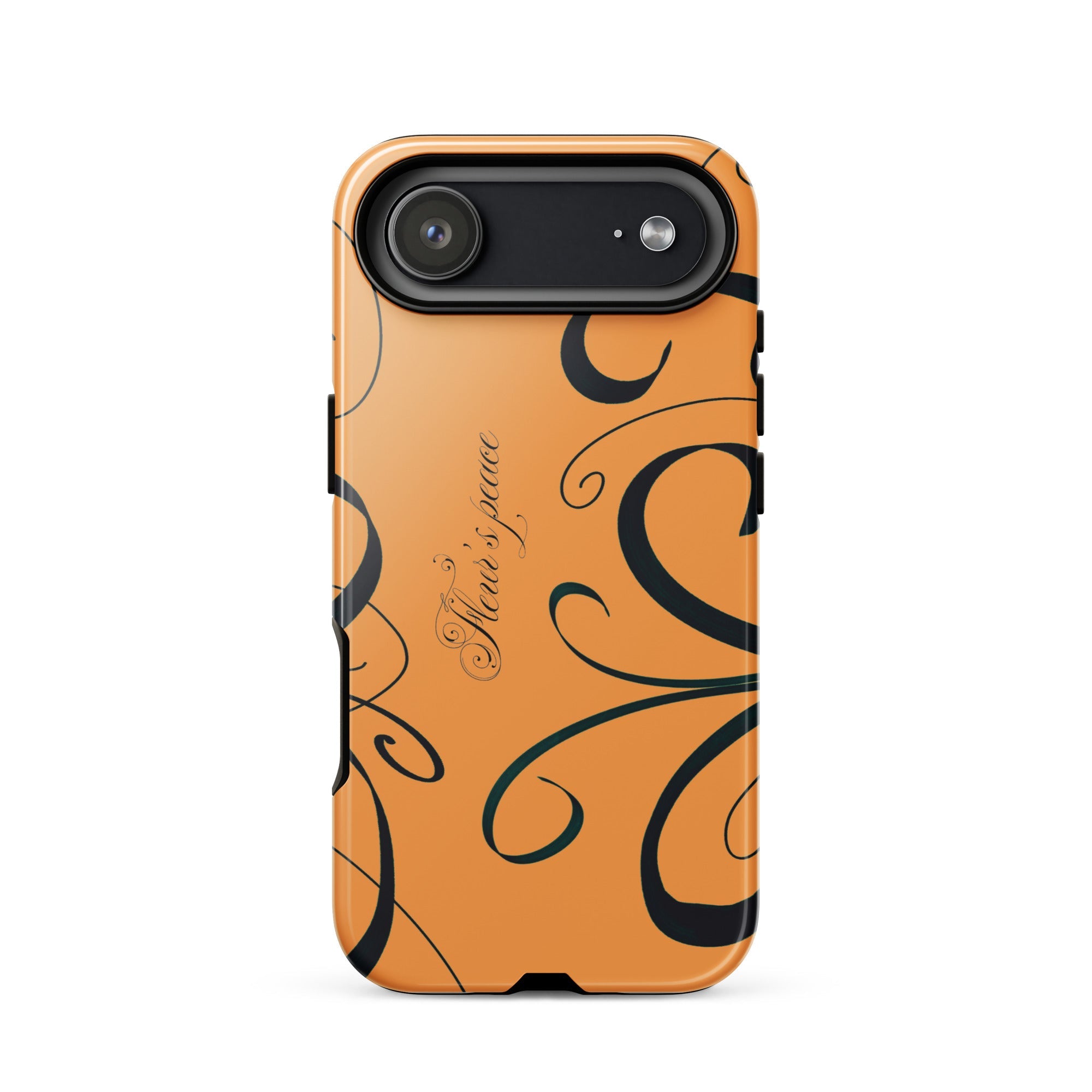 Swirly Tiger Lily iphone case - Fleur's Peace