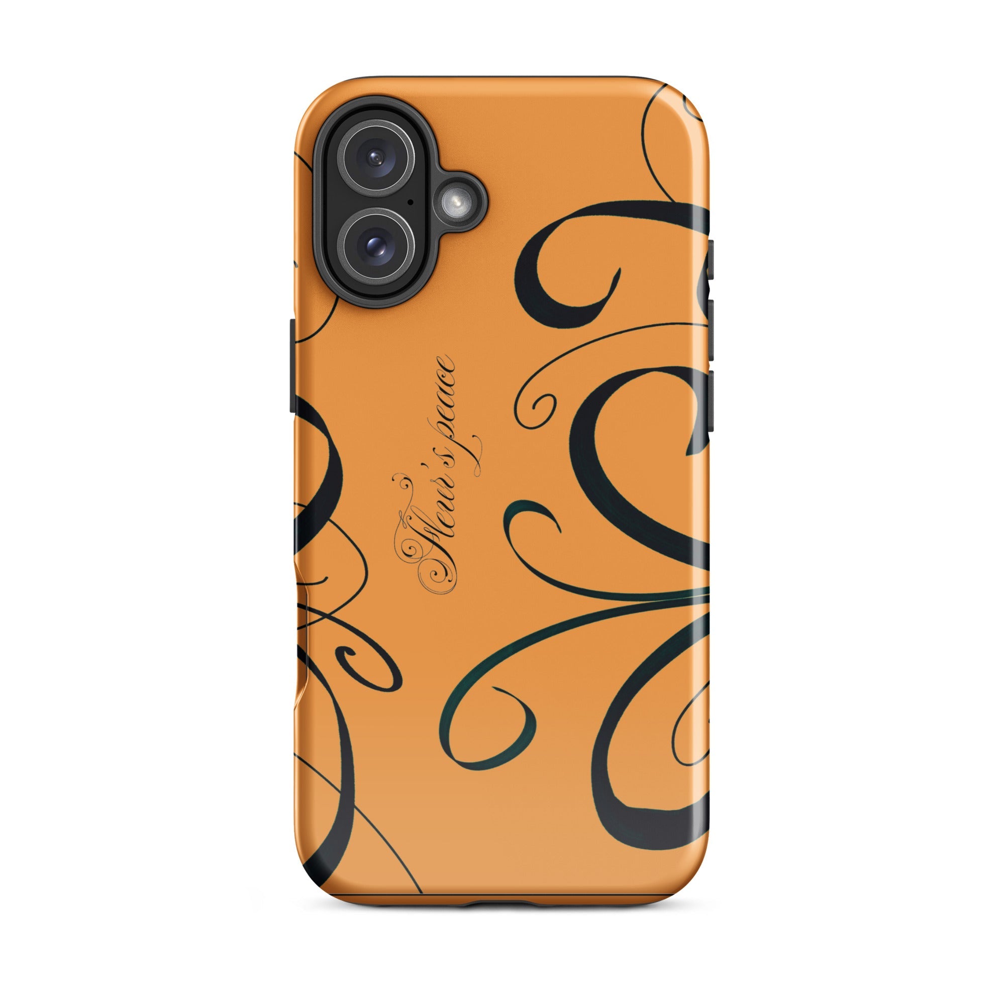Swirly Tiger Lily iphone case - Fleur's Peace