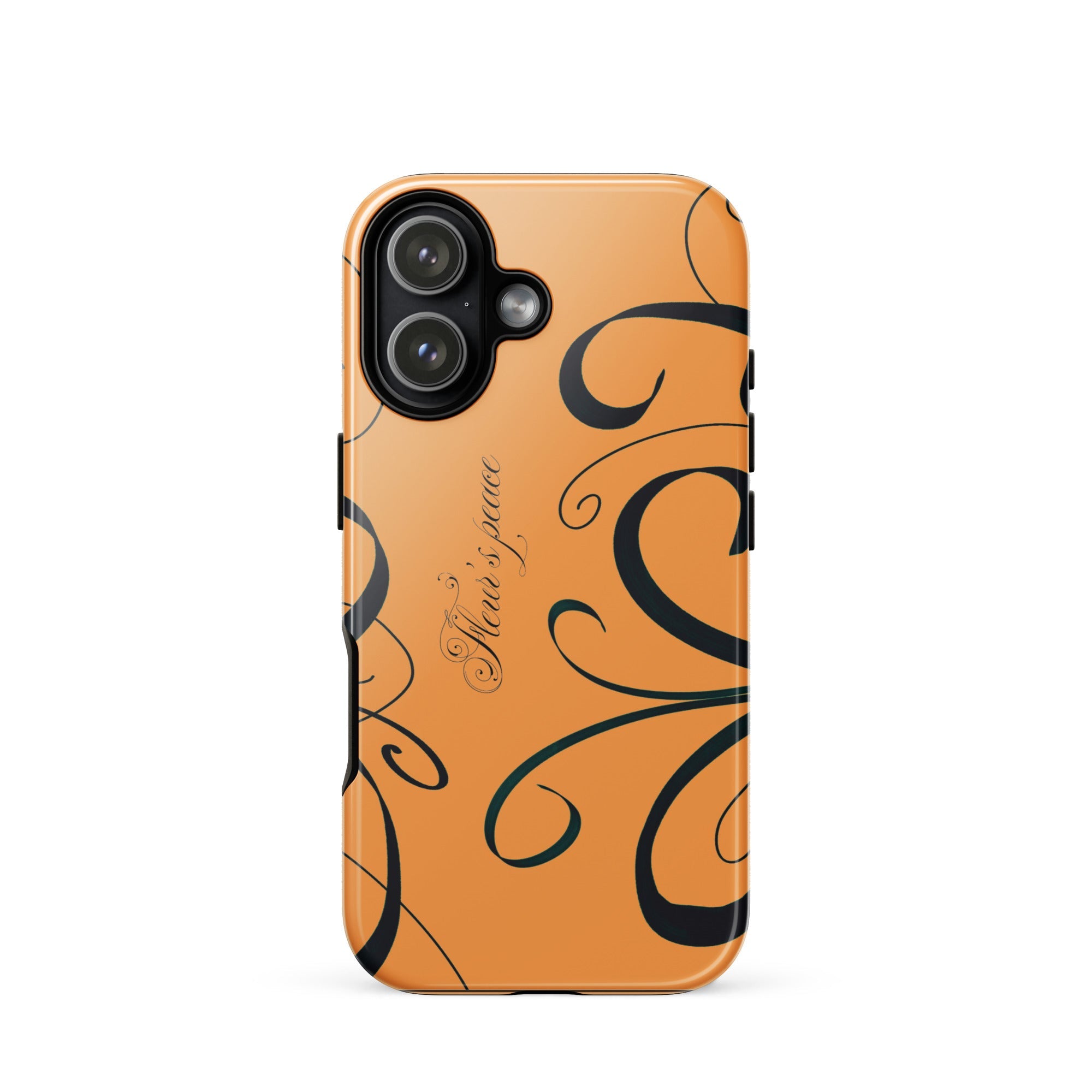 Swirly Tiger Lily iphone case - Fleur's Peace