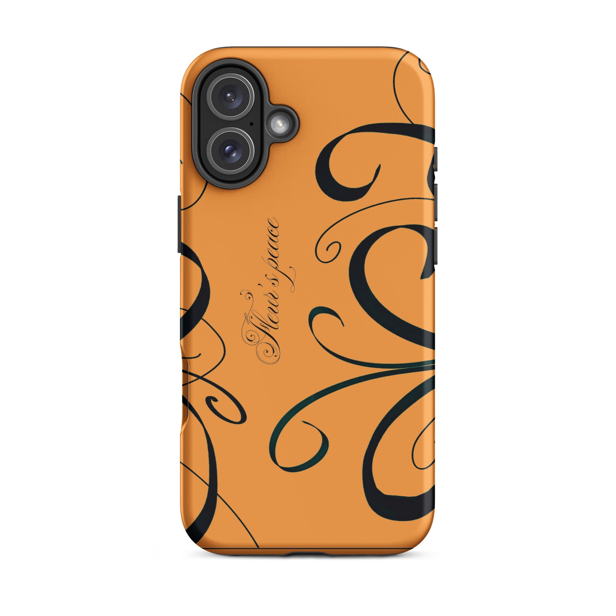 Swirly Tiger Lily iphone case - Fleur's Peace