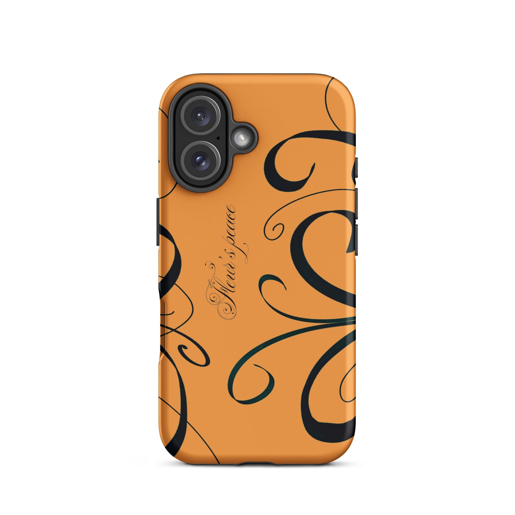Swirly Tiger Lily iphone case - Fleur's Peace