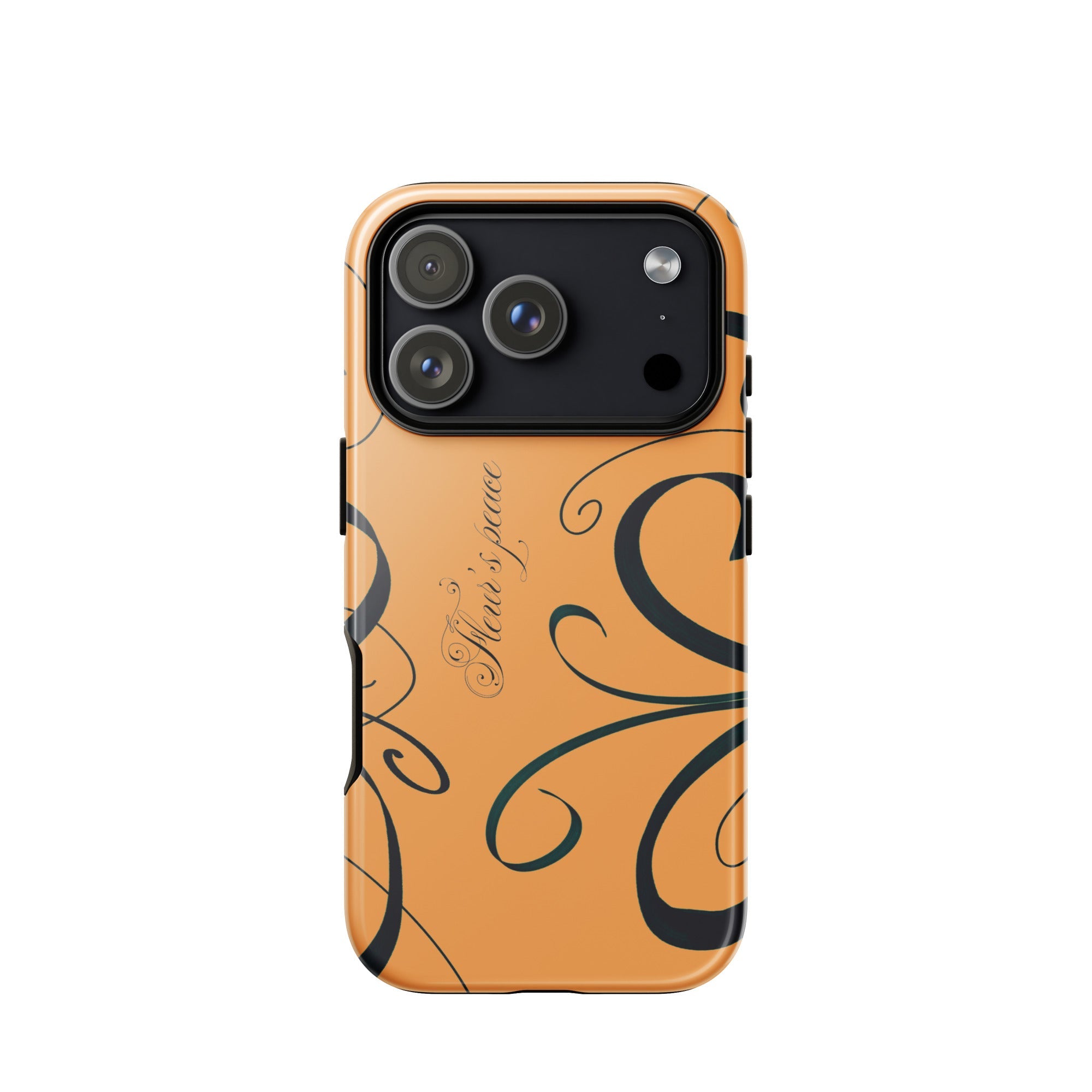 Swirly Tiger Lily iphone case - Fleur's Peace
