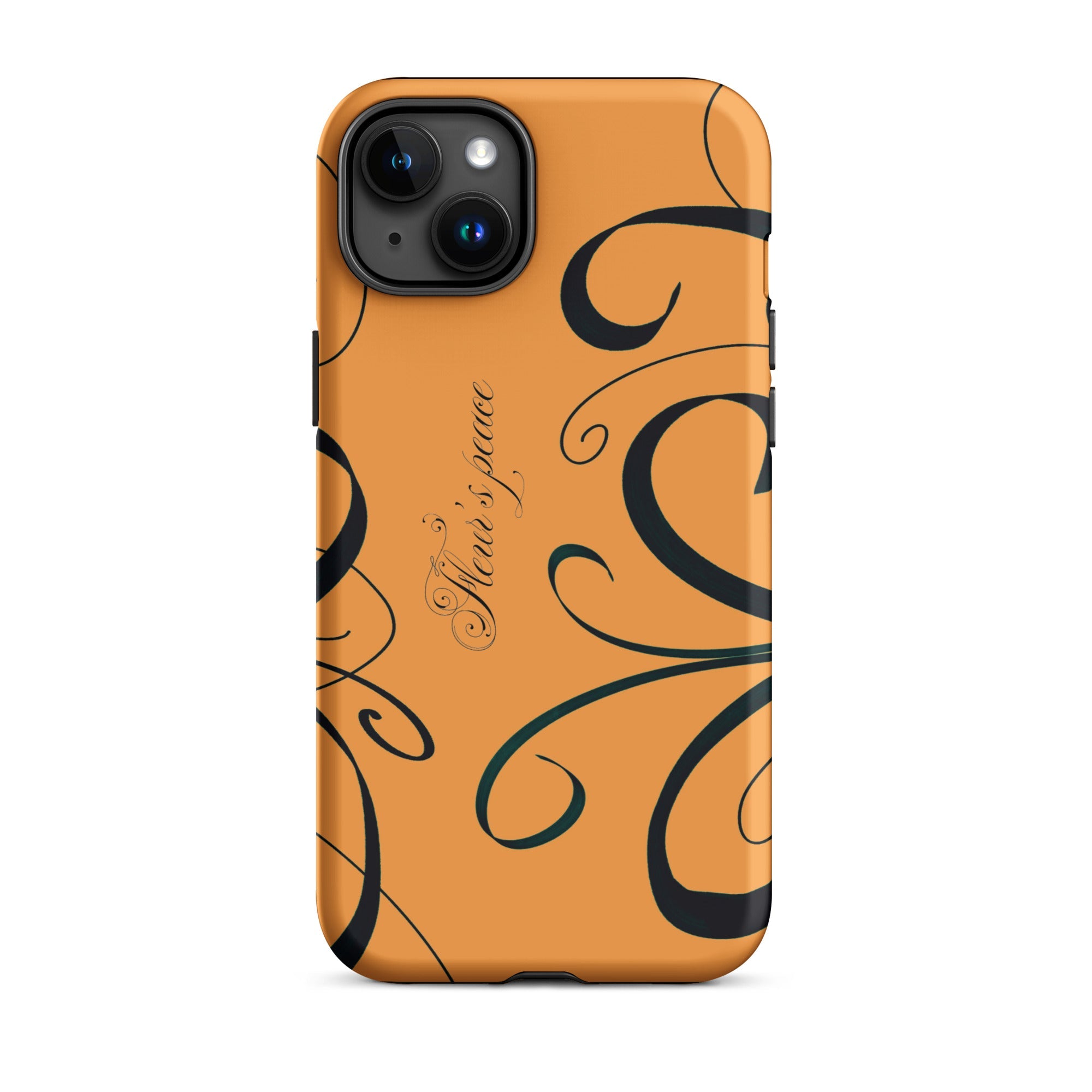 Swirly Tiger Lily iphone case - Fleur's Peace