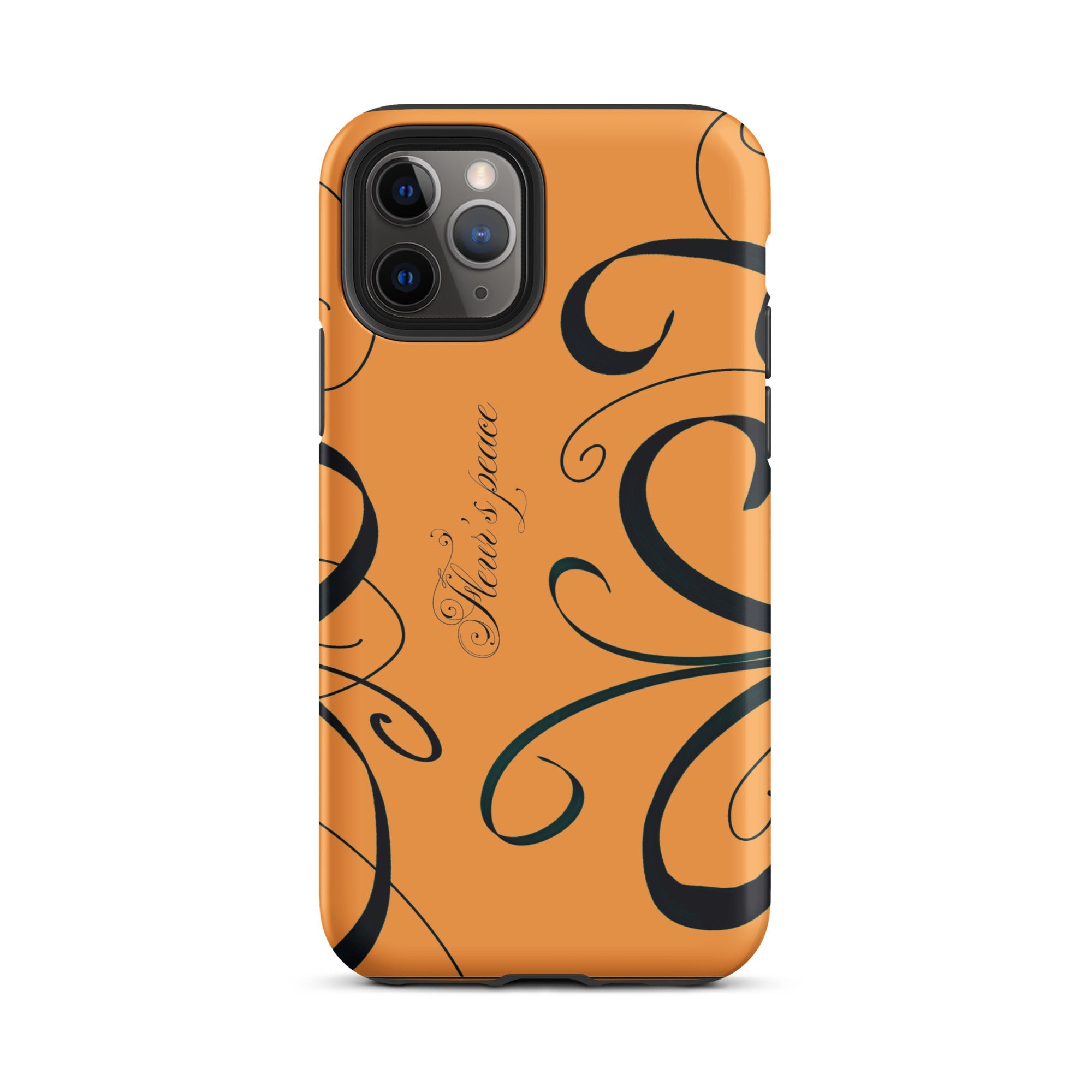 Swirly Tiger Lily iphone case - Fleur's Peace