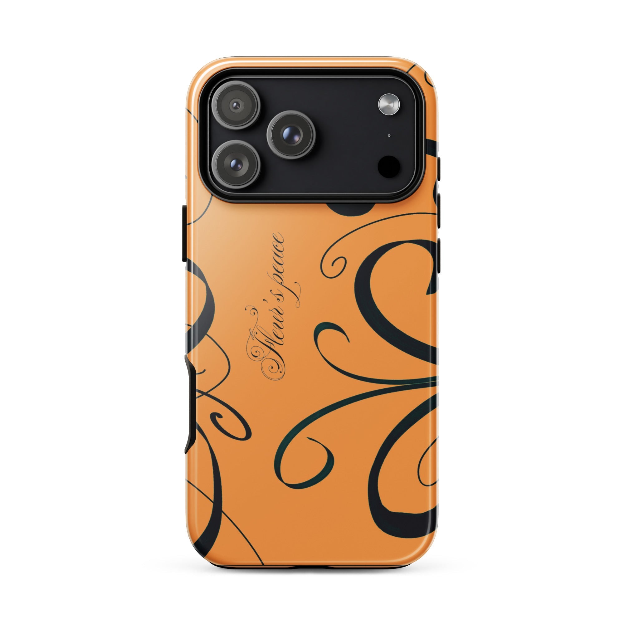 Swirly Tiger Lily iphone case - Fleur's Peace