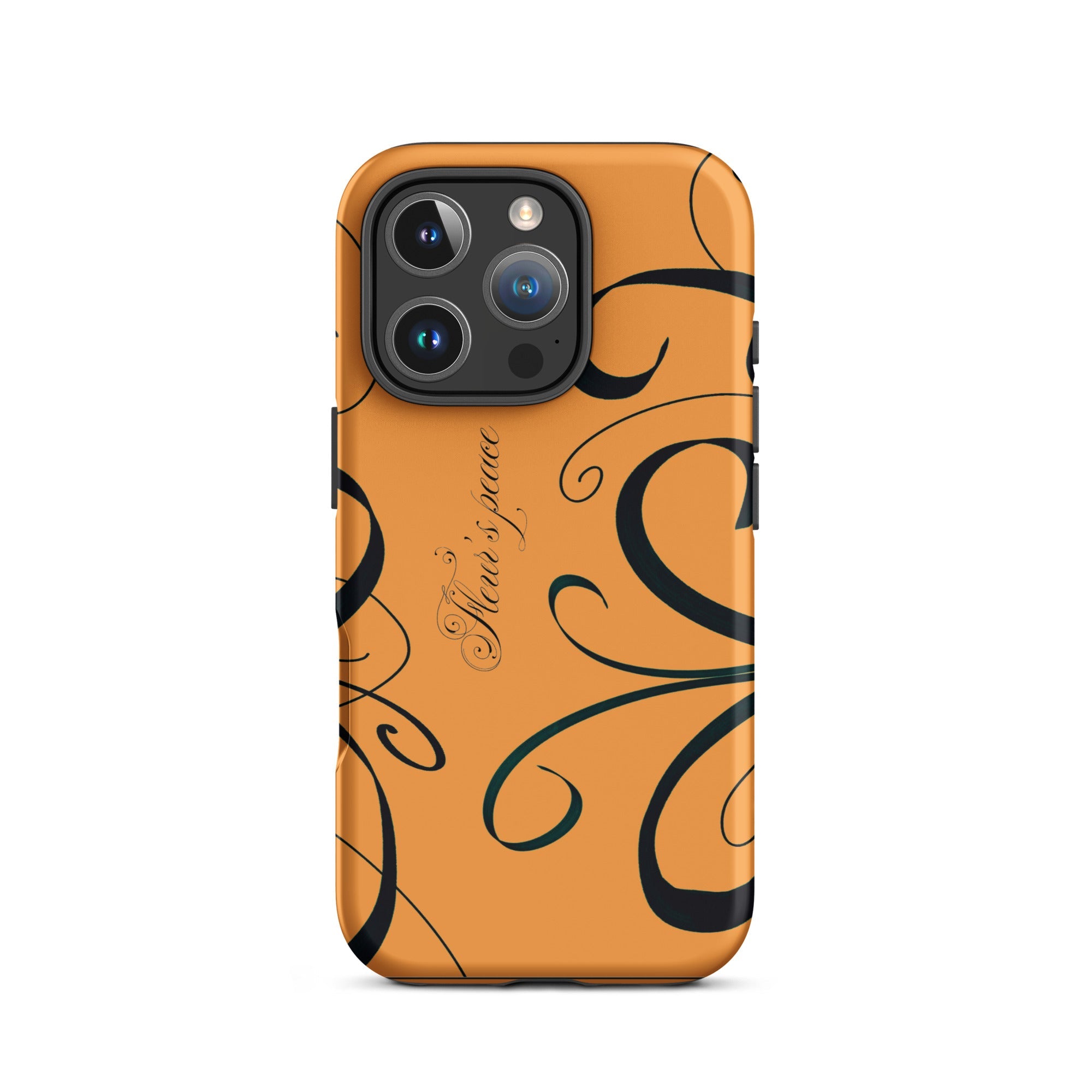 Swirly Tiger Lily iphone case - Fleur's Peace