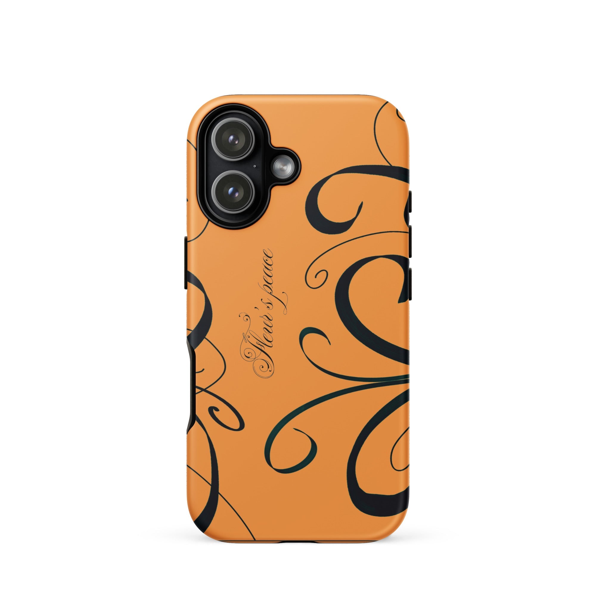 Swirly Tiger Lily iphone case - Fleur's Peace
