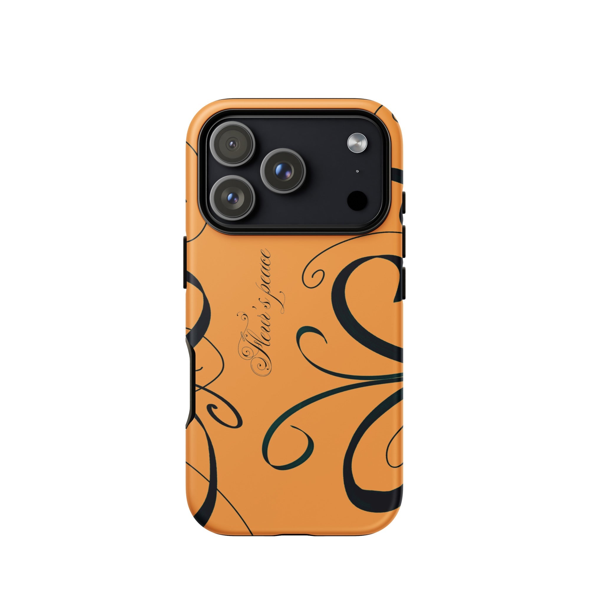 Swirly Tiger Lily iphone case - Fleur's Peace