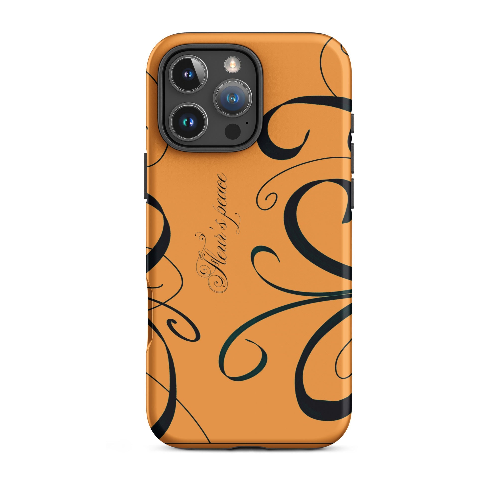 Swirly Tiger Lily iphone case - Fleur's Peace