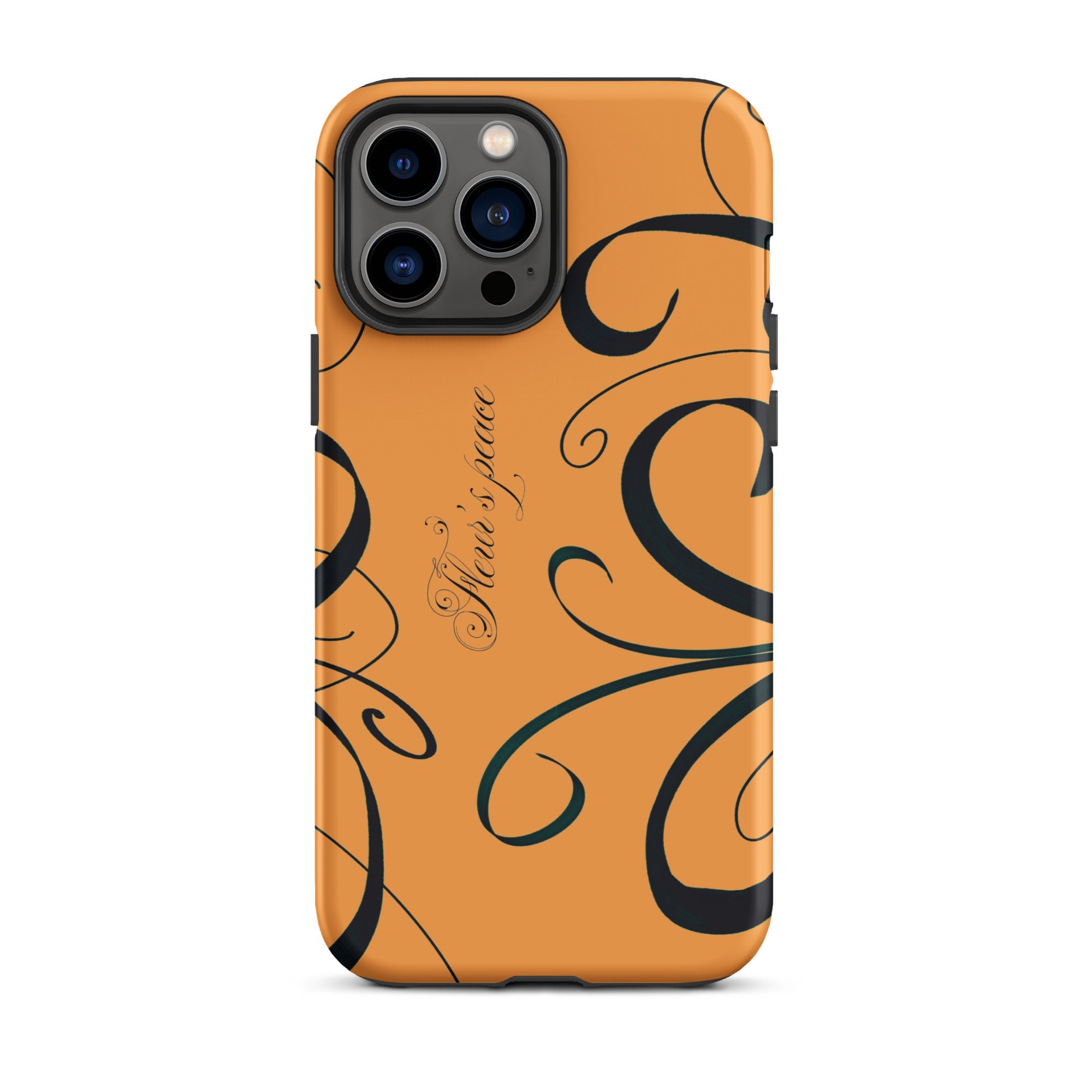 Swirly Tiger Lily iphone case - Fleur's Peace