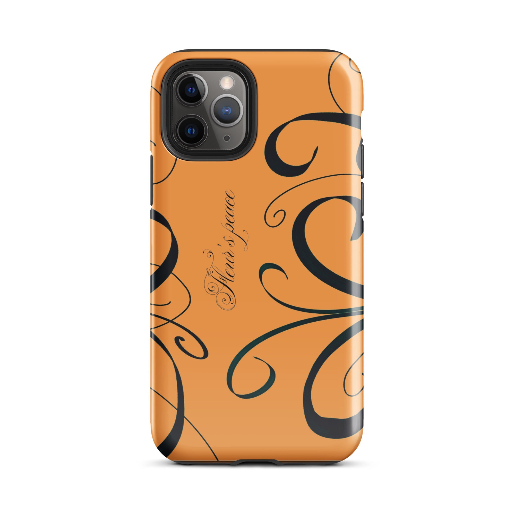 Swirly Tiger Lily iphone case - Fleur's Peace