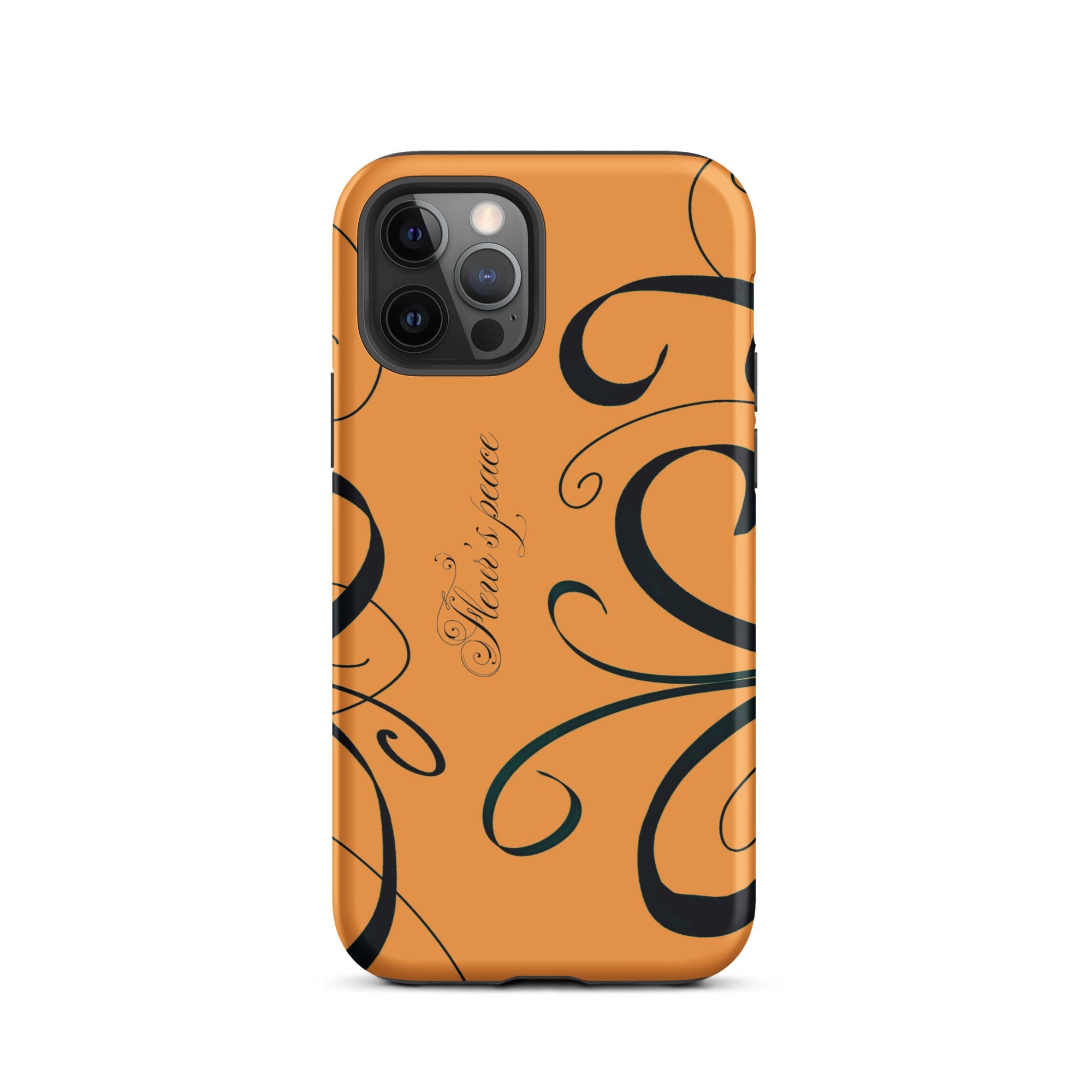 Swirly Tiger Lily iphone case - Fleur's Peace