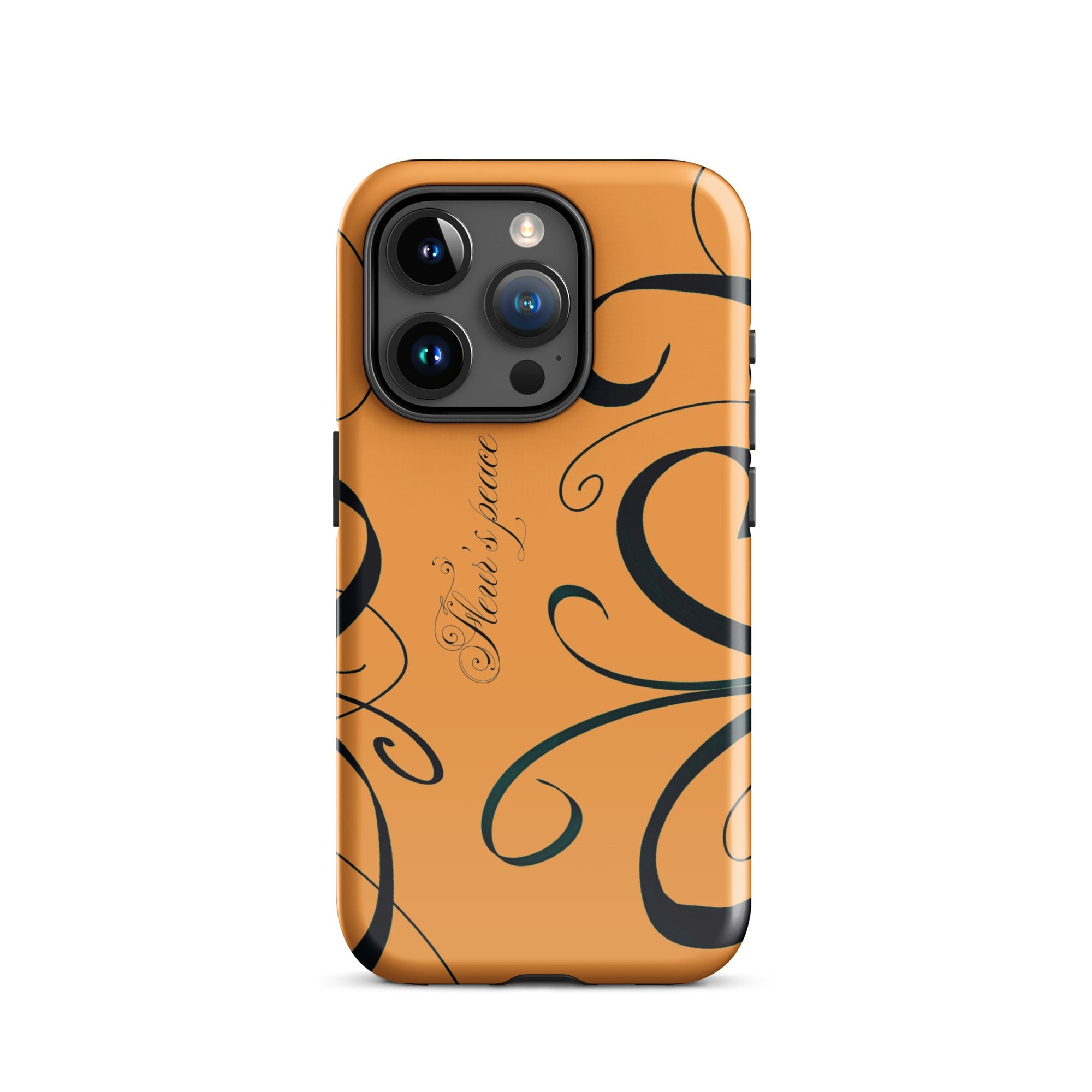 Swirly Tiger Lily iphone case - Fleur's Peace