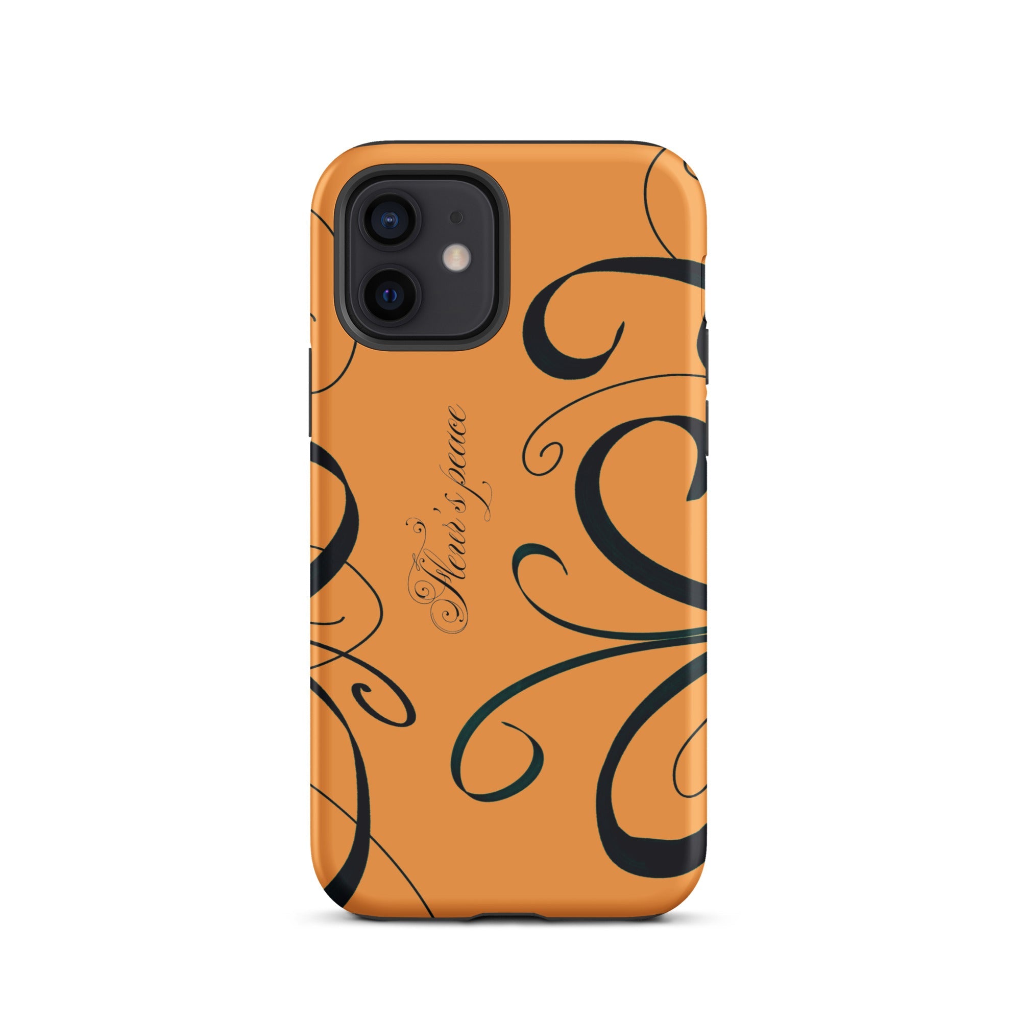 Swirly Tiger Lily iphone case - Fleur's Peace